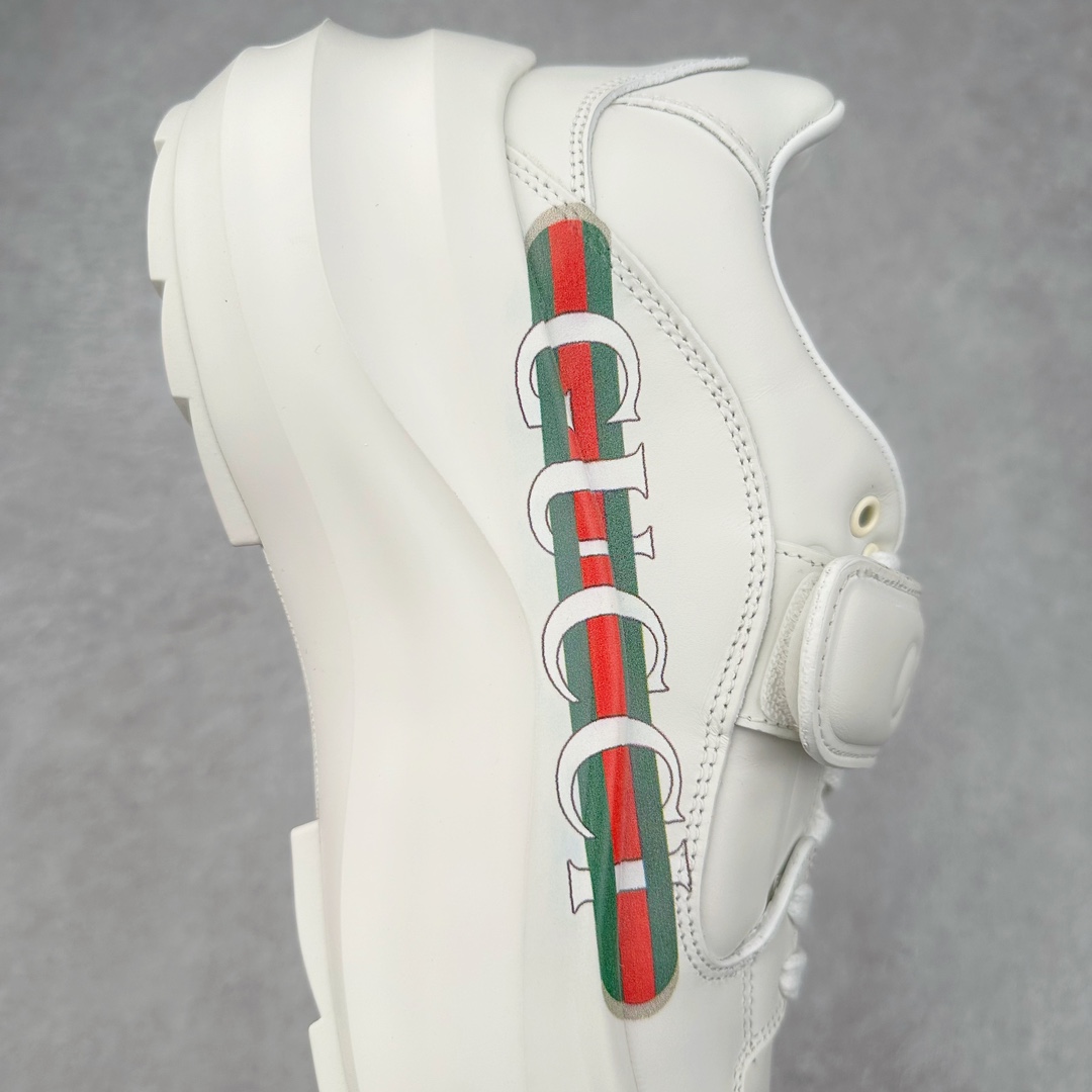 图片[6]-GUCCI古驰 Wave 牛皮革圆头魔术贴低帮生活休闲鞋女款 白色 尺码：35/40-选品中心