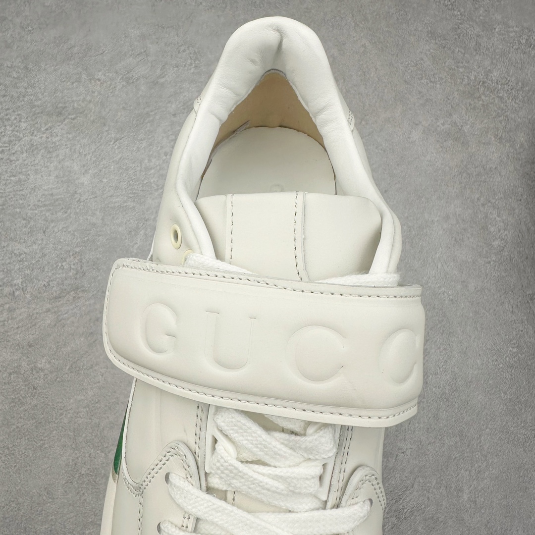 图片[5]-GUCCI古驰 Wave 牛皮革圆头魔术贴低帮生活休闲鞋女款 白色 尺码：35/40-选品中心