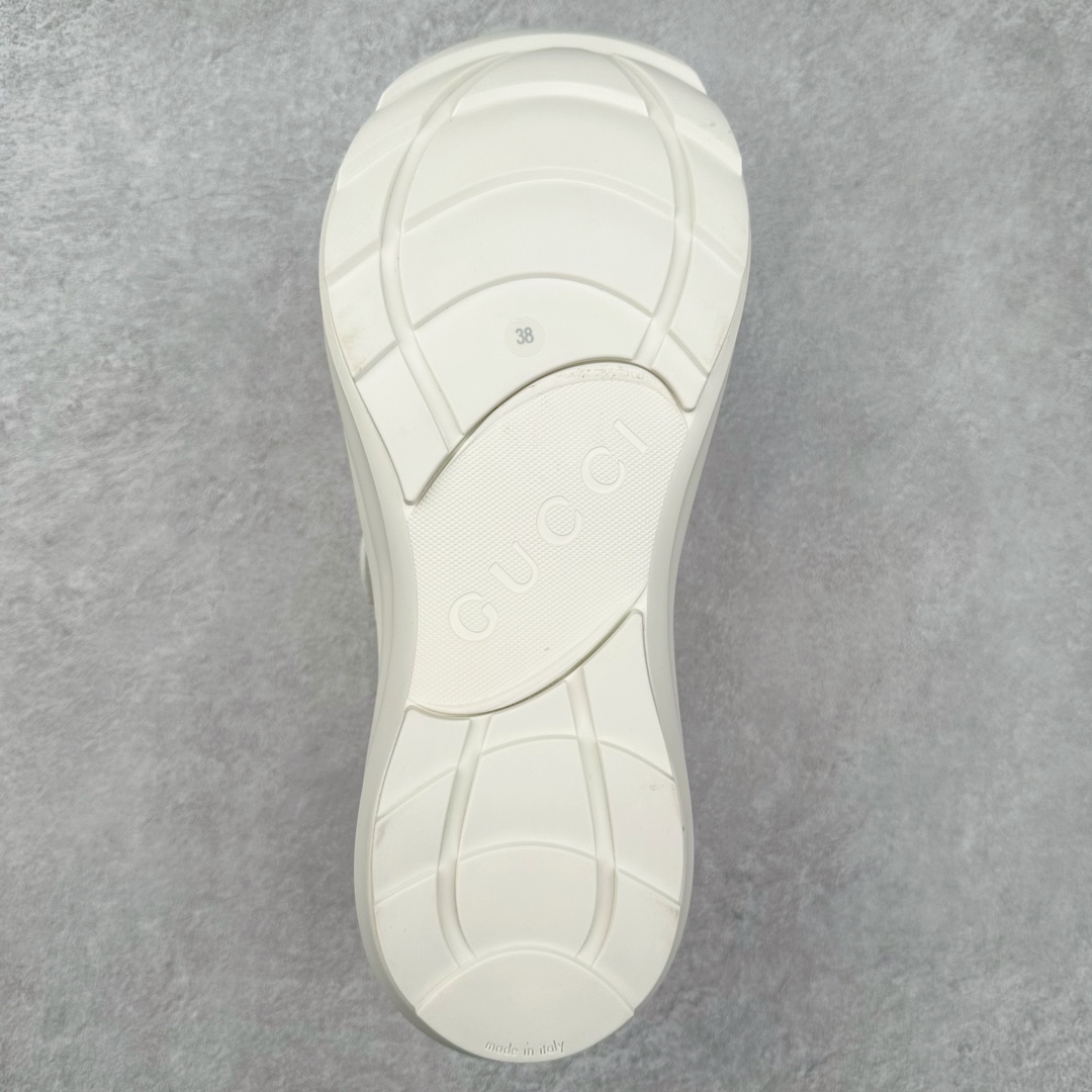 图片[9]-GUCCI古驰 Wave 牛皮革圆头魔术贴低帮生活休闲鞋女款 白色 尺码：35/40-选品中心