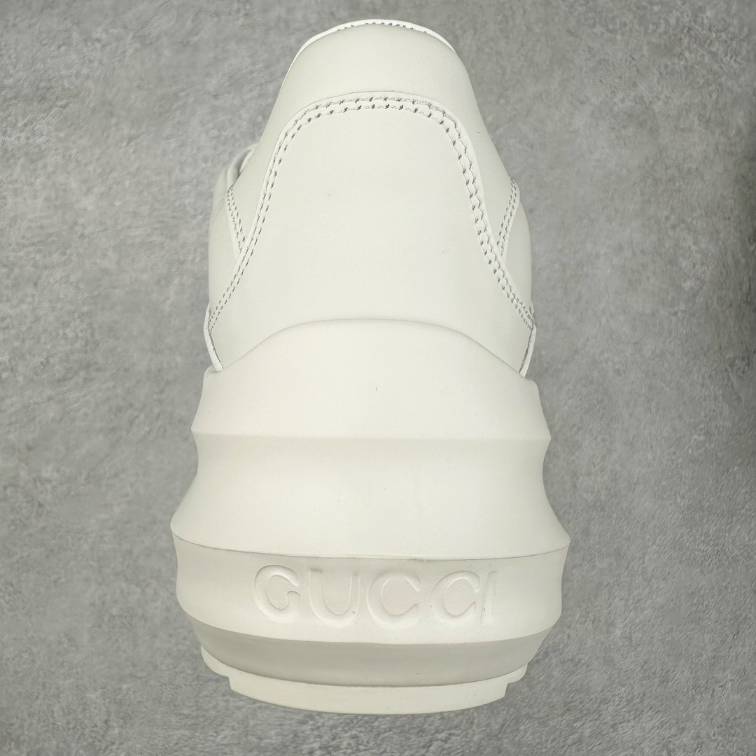 图片[8]-GUCCI古驰 Wave 牛皮革圆头魔术贴低帮生活休闲鞋女款 白色 尺码：35/40-选品中心