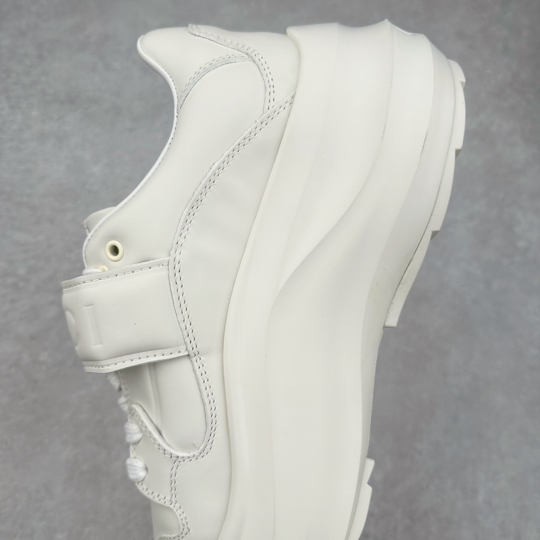 图片[7]-GUCCI古驰 Wave 牛皮革圆头魔术贴低帮生活休闲鞋女款 白色 尺码：35/40-选品中心