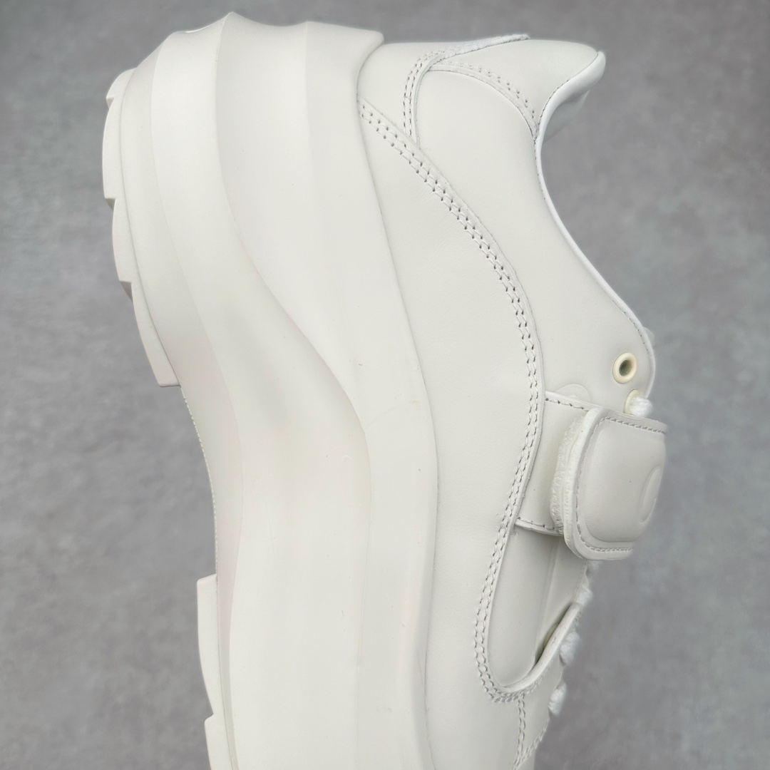 图片[6]-GUCCI古驰 Wave 牛皮革圆头魔术贴低帮生活休闲鞋女款 白色 尺码：35/40-选品中心