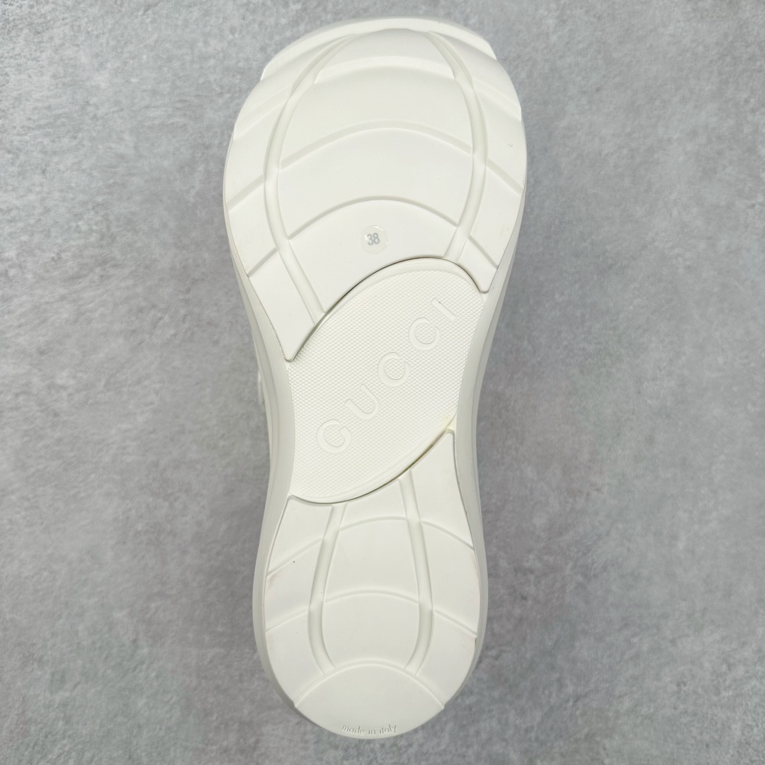 图片[9]-GUCCI古驰 Wave 牛皮革圆头魔术贴低帮生活休闲鞋女款 白色 尺码：35/40-选品中心