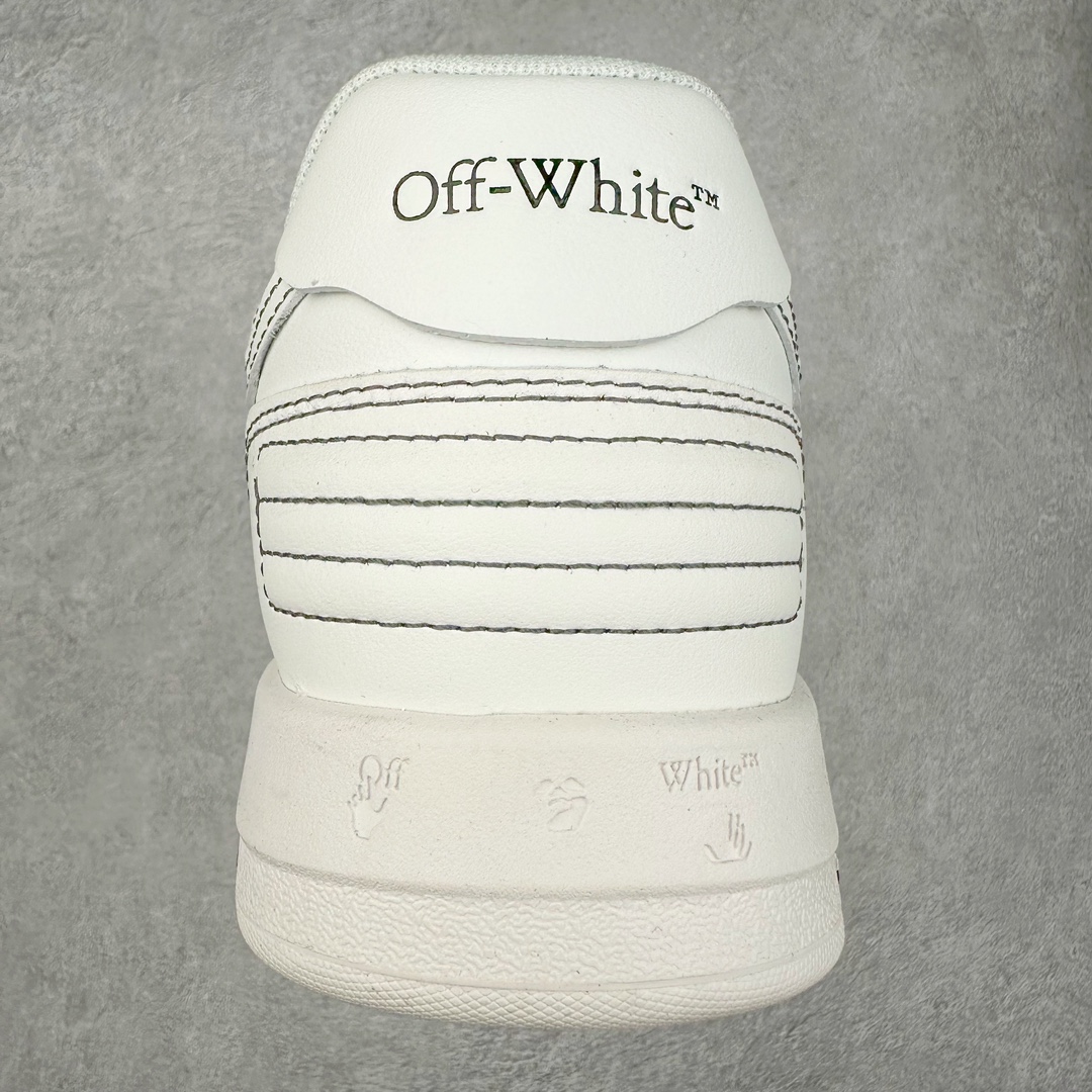 图片[8]-OFF-WHITE Out Of Office OW低帮时尚板鞋 全套原楦原纸版原鞋开模 全网最正确的版型 独家私模大底 最大开发至46码 大厂出品 细节到位 官方原盒原配 100加配色陆更新 终端控货 优势供应 续众明星上脚 由经典配色打造 箭头符号、ZipTie 标签、1ogo印花等经典元素皆在此呈现 让人一眼明了 Off-White 的潮流身份 单品以黑白配色皮质制成 饰有品牌标志性 zip Tie 束线带吊牌 侧面饰有 Arrows 图案 展现出品牌对街头风格的偏爱 尺码：36 37 38 39 40 41 42 43 44 45 46-选品中心