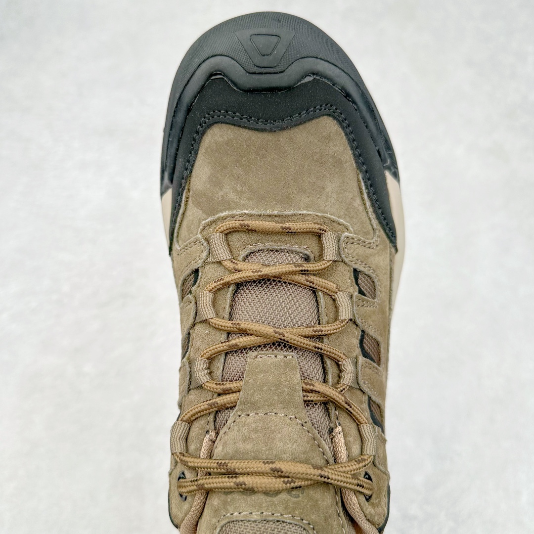 图片[4]-Ecco爱步户外牛皮反绒皮登山鞋 防滑越野跑步鞋 健步BIOMC踪迹系列 防撞鞋头 更好的面对崎岖防撞护趾 鞋面多处采用防裂车线 让鞋子经久耐穿不易开裂 轻量鞋身 透气护足 后跟编织提带 方便穿脱自由 鞋底疏水槽与止刹纹，轻松征踏湿滑崎岖 耐磨止滑 透气缓震 稳定支撑 越野无束尺码：38 39 40 41 42 43 44 45（皮鞋码）-选品中心