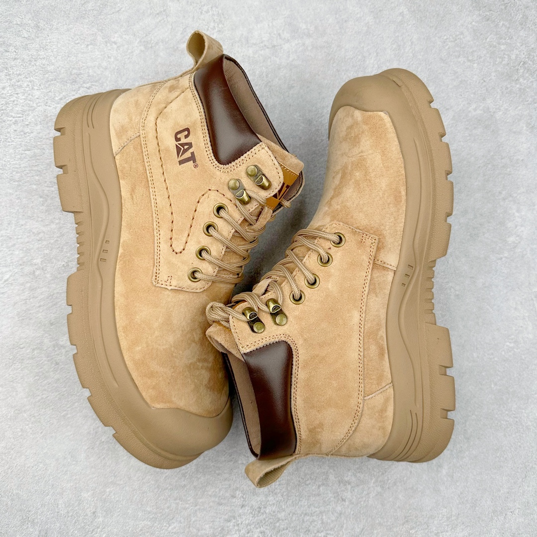 图片[3]-＃特价福利 CAT卡特 硬汉推土机品牌经典百搭户外休闲大黄靴系列 广东大厂品质 24ss秋冬新款 常年主打 时尚潮流搭配 面料釆用意大利进口磨砂牛皮 全鞋真牛皮材料 大底到五金都是代工厂原材料制作 好货不杀猪 首单质量严格把控 全套官网统一包装 今年冬季防寒户外专用 日常随意搭配 型男必备 尺码：38 39 40 41 42 43 44 (偏大一码)-选品中心