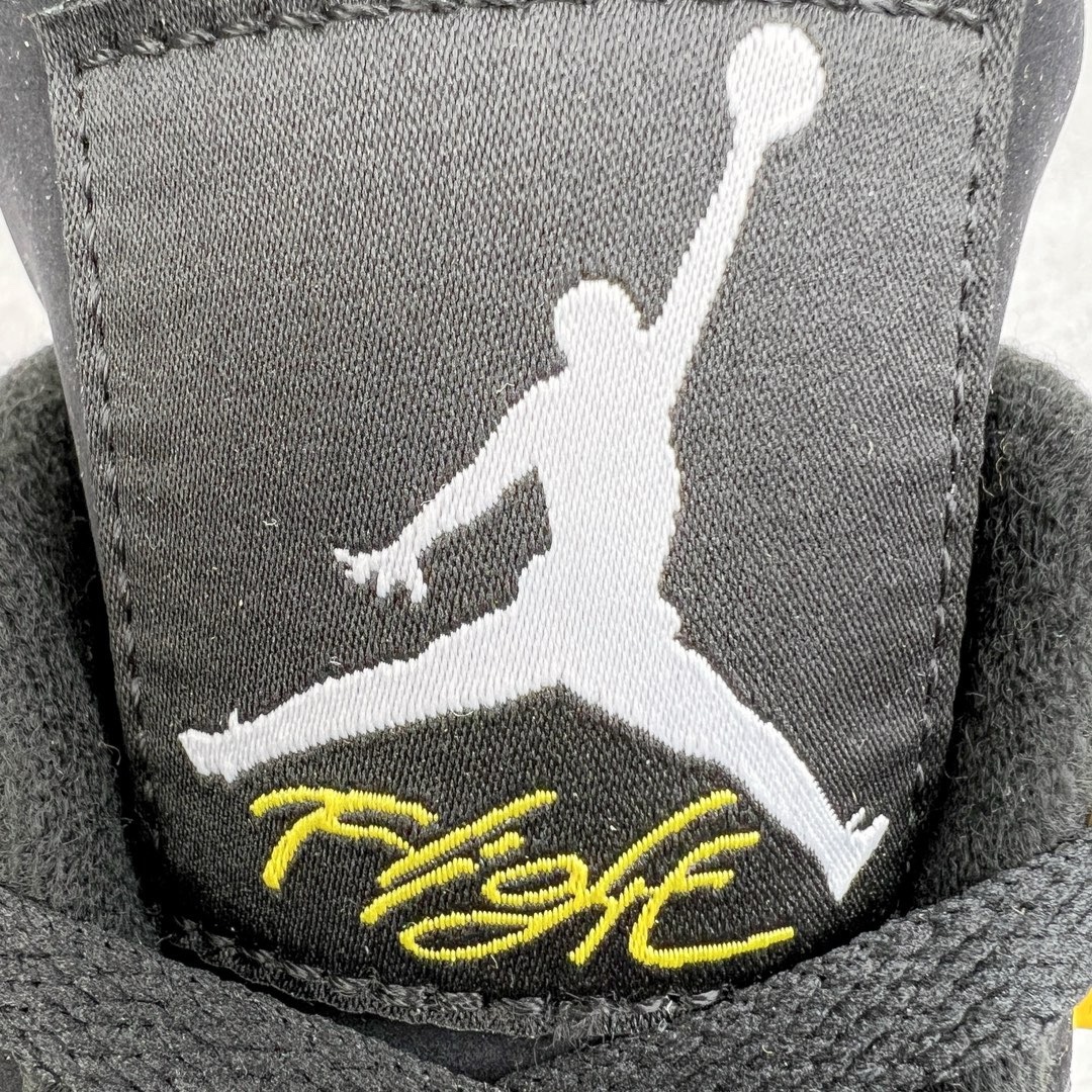 图片[12]-＃K版纯原 Air Jordan AJ4 Retro 黑黄雷公 DH6927-017 全新升级改良 原鞋原楦原纸板同源开发 完美呈现乔4的版型 内侧正确双色网格 还原细节 原厂皮料 正确气垫颜色 正确网格工艺 正确拉帮工艺 全鞋原装材料制作 原档案原模具打造 支持全方位与正品对比 尺码：40 40.5 41 42 42.5 43 44 44.5 45 46 47.5-选品中心