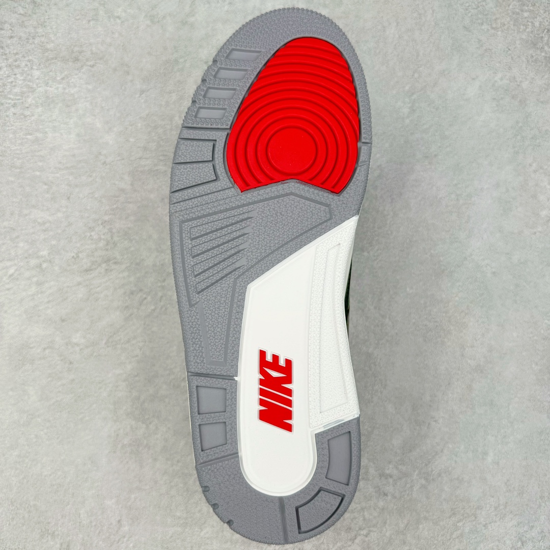 图片[9]-＃OG纯原 Air Jordan AJ3 Retro 复刻黑水泥 DN3707-010 原楦原纸板开发 确保原汁原味 原厂皮料质感色泽绝无偏差 完美中底拉帮 原厂中底钢印 原档案大底 如假白送 大底纹路 气垫通透度PU的回弹性均百分百还原 原厂电绣鞋舌飞人刺绣针数立体讲究精细欢迎对比正品原鞋 尺码：36 36.5 37.5 38 38.5 39 40 40.5 41 42 42.5 43 44 44.5 45 46 47.5-选品中心
