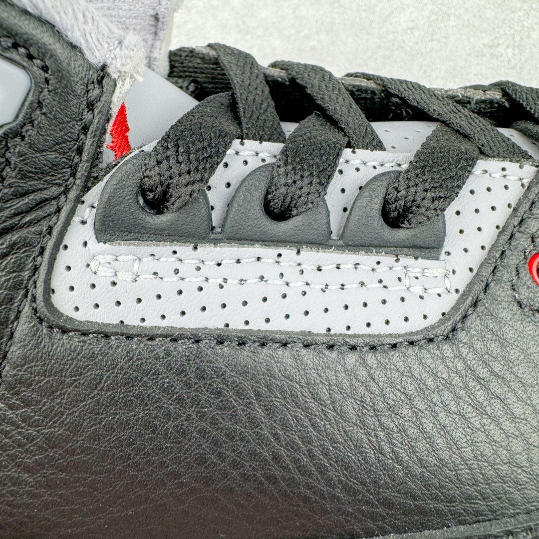 图片[16]-＃OG纯原 Air Jordan AJ3 Retro 复刻黑水泥 DN3707-010 原楦原纸板开发 确保原汁原味 原厂皮料质感色泽绝无偏差 完美中底拉帮 原厂中底钢印 原档案大底 如假白送 大底纹路 气垫通透度PU的回弹性均百分百还原 原厂电绣鞋舌飞人刺绣针数立体讲究精细欢迎对比正品原鞋 尺码：36 36.5 37.5 38 38.5 39 40 40.5 41 42 42.5 43 44 44.5 45 46 47.5-选品中心