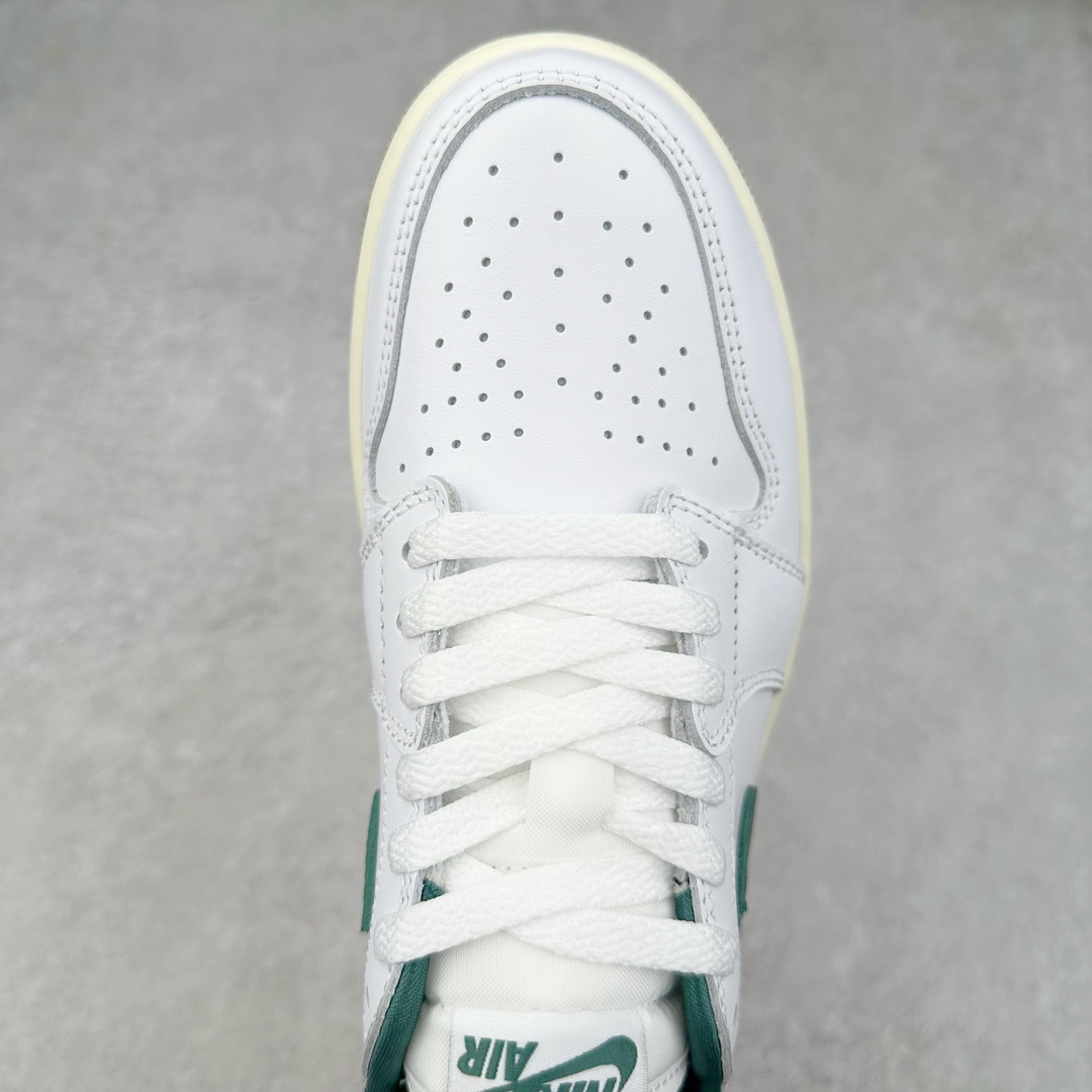 图片[4]-＃DT纯原 Air Jordan AJ1 Retro Low OG 低帮 白绿 CZ0775-133 外贸特供 原楦原纸板开发 极致一眼正品既视感 原厂皮料 原厂拉帮工艺 全部采用原厂电脑车 针距 边距完全同步原鞋 特供皮料一致原鞋 鞋面清洁度最高QC检验标准 控制溢胶 飞翼3D高频深度立体 鞋盒、防尘纸 均采购来自原厂 尺码：36 36.5 37.5 38 38.5 39 40 40.5 41 42 42.5 43 44 44.5 45 46 47.5-选品中心