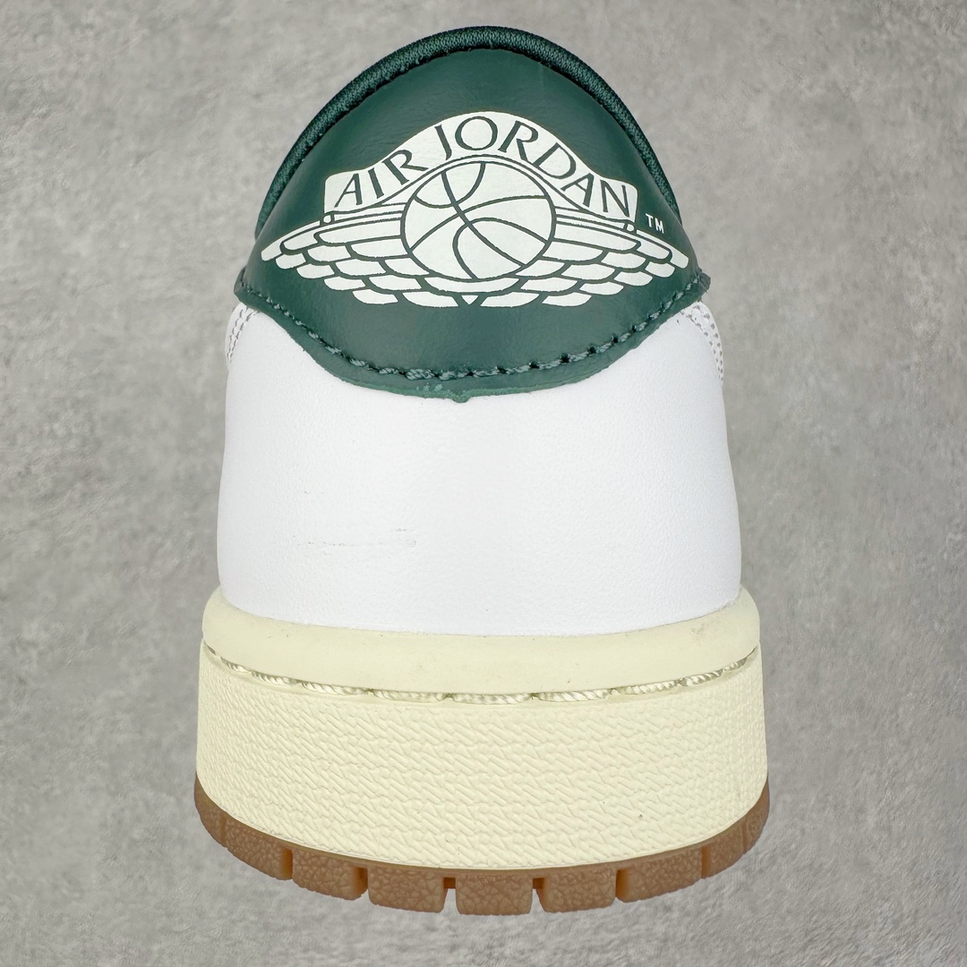图片[8]-＃DT纯原 Air Jordan AJ1 Retro Low OG 低帮 白绿 CZ0775-133 外贸特供 原楦原纸板开发 极致一眼正品既视感 原厂皮料 原厂拉帮工艺 全部采用原厂电脑车 针距 边距完全同步原鞋 特供皮料一致原鞋 鞋面清洁度最高QC检验标准 控制溢胶 飞翼3D高频深度立体 鞋盒、防尘纸 均采购来自原厂 尺码：36 36.5 37.5 38 38.5 39 40 40.5 41 42 42.5 43 44 44.5 45 46 47.5-选品中心