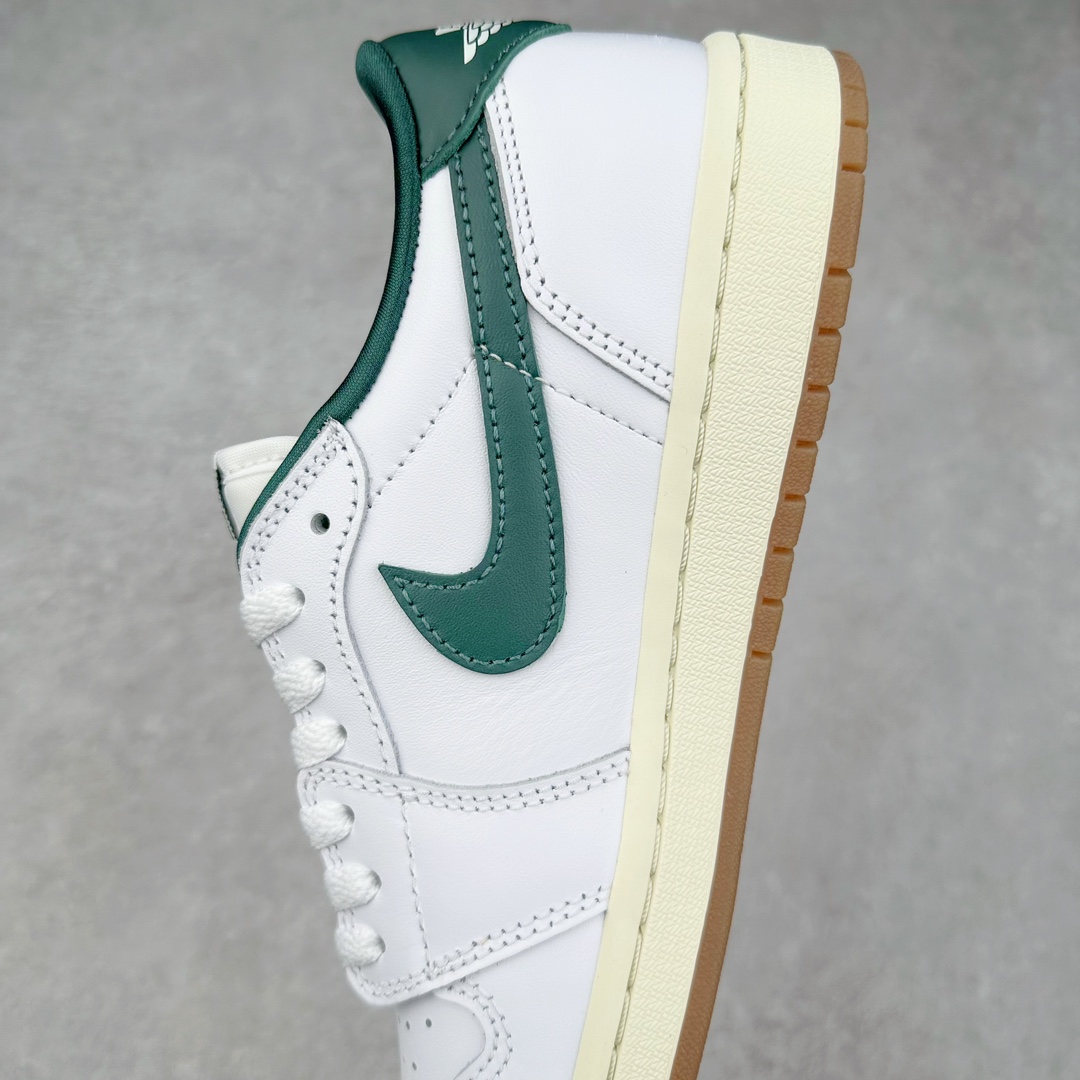 图片[7]-＃DT纯原 Air Jordan AJ1 Retro Low OG 低帮 白绿 CZ0775-133 外贸特供 原楦原纸板开发 极致一眼正品既视感 原厂皮料 原厂拉帮工艺 全部采用原厂电脑车 针距 边距完全同步原鞋 特供皮料一致原鞋 鞋面清洁度最高QC检验标准 控制溢胶 飞翼3D高频深度立体 鞋盒、防尘纸 均采购来自原厂 尺码：36 36.5 37.5 38 38.5 39 40 40.5 41 42 42.5 43 44 44.5 45 46 47.5-选品中心