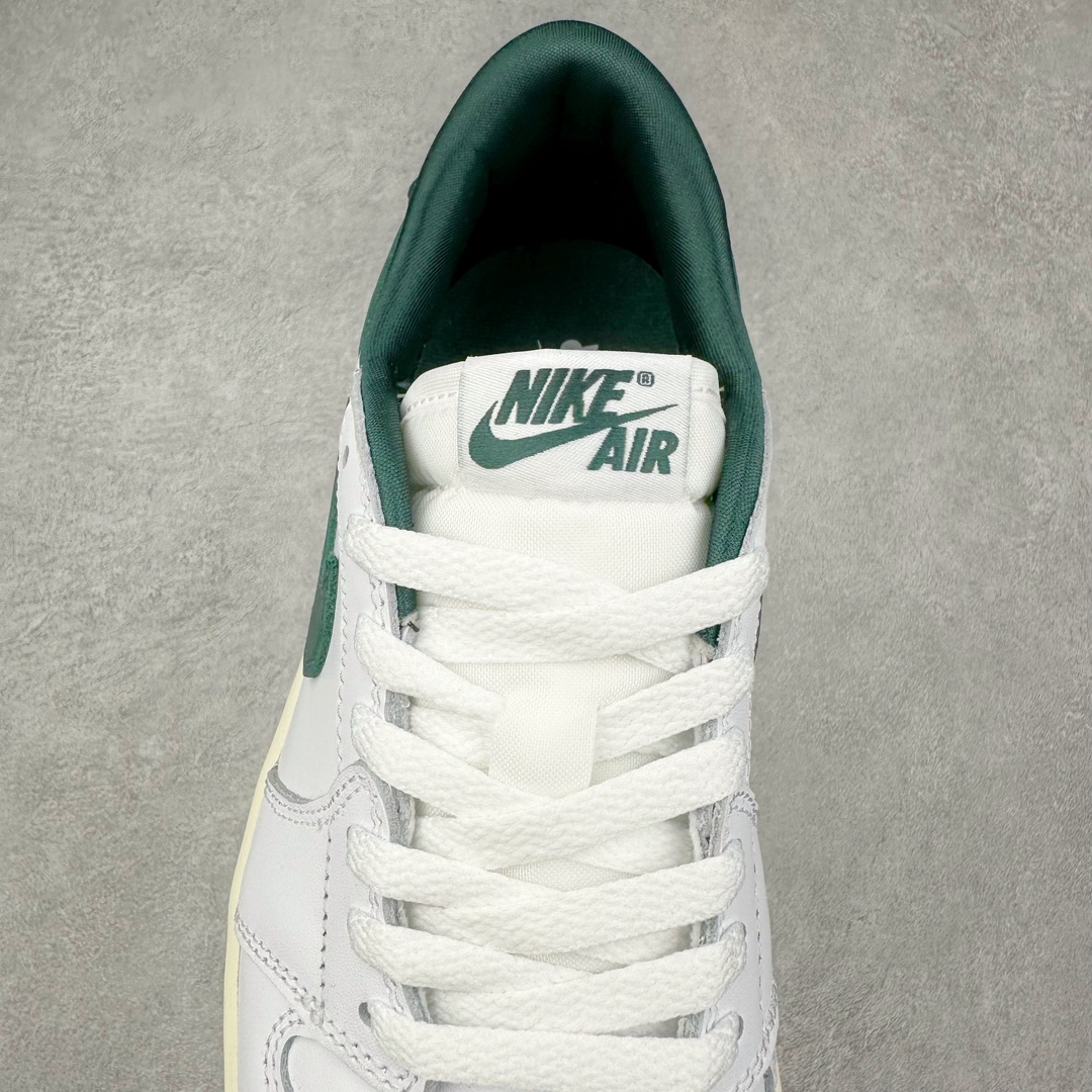 图片[5]-＃DT纯原 Air Jordan AJ1 Retro Low OG 低帮 白绿 CZ0775-133 外贸特供 原楦原纸板开发 极致一眼正品既视感 原厂皮料 原厂拉帮工艺 全部采用原厂电脑车 针距 边距完全同步原鞋 特供皮料一致原鞋 鞋面清洁度最高QC检验标准 控制溢胶 飞翼3D高频深度立体 鞋盒、防尘纸 均采购来自原厂 尺码：36 36.5 37.5 38 38.5 39 40 40.5 41 42 42.5 43 44 44.5 45 46 47.5-选品中心