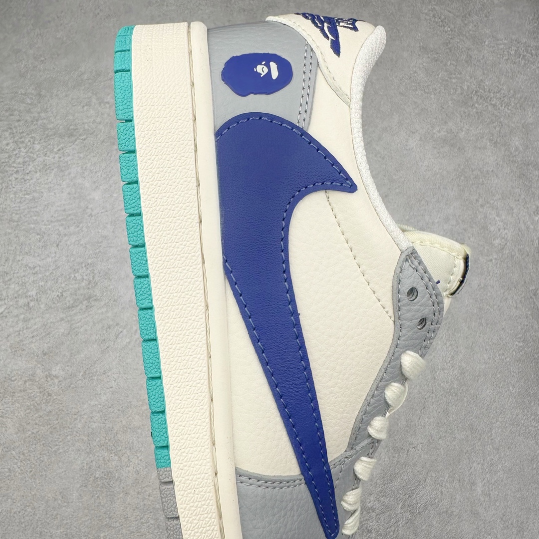 图片[6]-TS x Air Jordan AJ1 Low 倒钩低帮联名定制配色 LJ5188-021 原厂内置气垫魔块 A模大底 头层小牛皮 鞋舌AJ原厂专用牛津布+AJ专用反口珍珠布+原厂无杂质高弹内里海棉+特殊封边弹力鞋带 尺码：36 36.5 37.5 38 38.5 39 40 40.5 41 42 42.5 43 44 44.5 45 46 47.5-选品中心