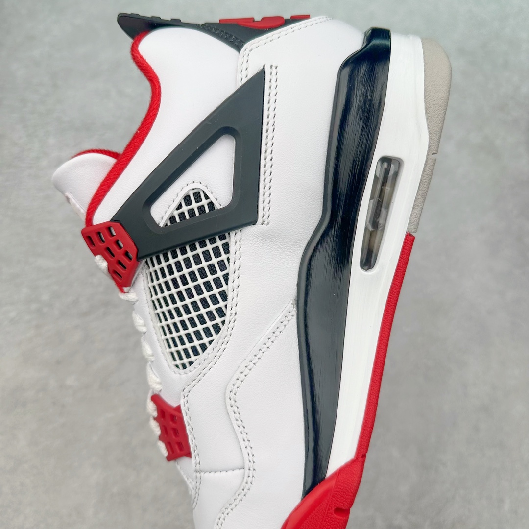图片[7]-＃K版纯原 Air Jordan AJ4 Retro \\\”Fire Red\\\” 火焰红 DC7770-160 全新升级改良 原鞋原楦原纸板同源开发 完美呈现乔4的版型 内侧正确双色网格 还原细节 原厂皮料 正确气垫颜色 正确网格工艺 正确拉帮工艺 全鞋原装材料制作 原档案原模具打造 支持全方位与正品对比 尺码：40 40.5 41 42 42.5 43 44 44.5 45 46 47.5-选品中心