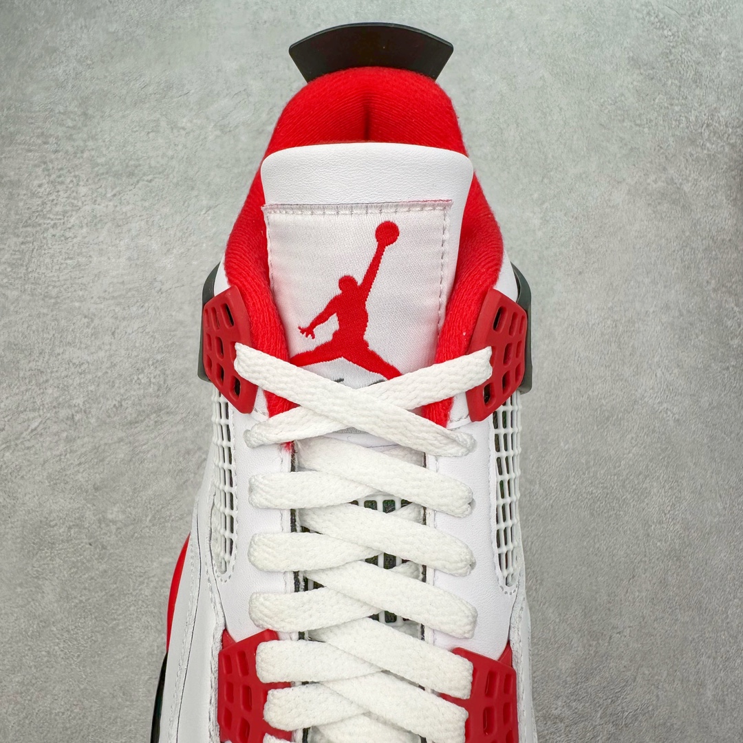 图片[5]-＃K版纯原 Air Jordan AJ4 Retro \\\”Fire Red\\\” 火焰红 DC7770-160 全新升级改良 原鞋原楦原纸板同源开发 完美呈现乔4的版型 内侧正确双色网格 还原细节 原厂皮料 正确气垫颜色 正确网格工艺 正确拉帮工艺 全鞋原装材料制作 原档案原模具打造 支持全方位与正品对比 尺码：40 40.5 41 42 42.5 43 44 44.5 45 46 47.5-选品中心
