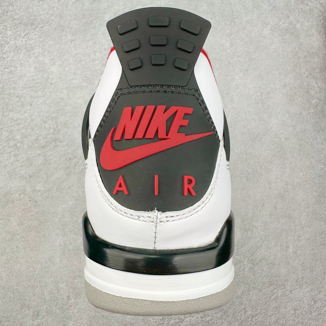 图片[8]-＃K版纯原 Air Jordan AJ4 Retro \\\”Fire Red\\\” 火焰红 DC7770-160 全新升级改良 原鞋原楦原纸板同源开发 完美呈现乔4的版型 内侧正确双色网格 还原细节 原厂皮料 正确气垫颜色 正确网格工艺 正确拉帮工艺 全鞋原装材料制作 原档案原模具打造 支持全方位与正品对比 尺码：40 40.5 41 42 42.5 43 44 44.5 45 46 47.5-选品中心