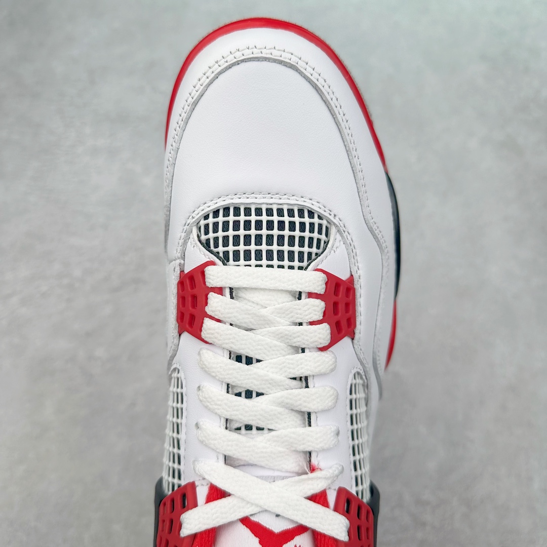 图片[4]-＃K版纯原 Air Jordan AJ4 Retro \\\”Fire Red\\\” 火焰红 DC7770-160 全新升级改良 原鞋原楦原纸板同源开发 完美呈现乔4的版型 内侧正确双色网格 还原细节 原厂皮料 正确气垫颜色 正确网格工艺 正确拉帮工艺 全鞋原装材料制作 原档案原模具打造 支持全方位与正品对比 尺码：40 40.5 41 42 42.5 43 44 44.5 45 46 47.5-选品中心