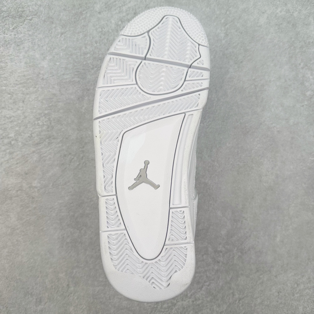 图片[9]-＃K版纯原 Air Jordan AJ4 Retro 纯白/白猫 308497-100 全新升级改良 原鞋原楦原纸板同源开发 完美呈现乔4的版型 内侧正确双色网格 还原细节 原厂皮料 正确气垫颜色 正确网格工艺 正确拉帮工艺 全鞋原装材料制作 原档案原模具打造 支持全方位与正品对比 尺码：40 40.5 41 42 42.5 43 44 44.5 45 46 47.5-选品中心