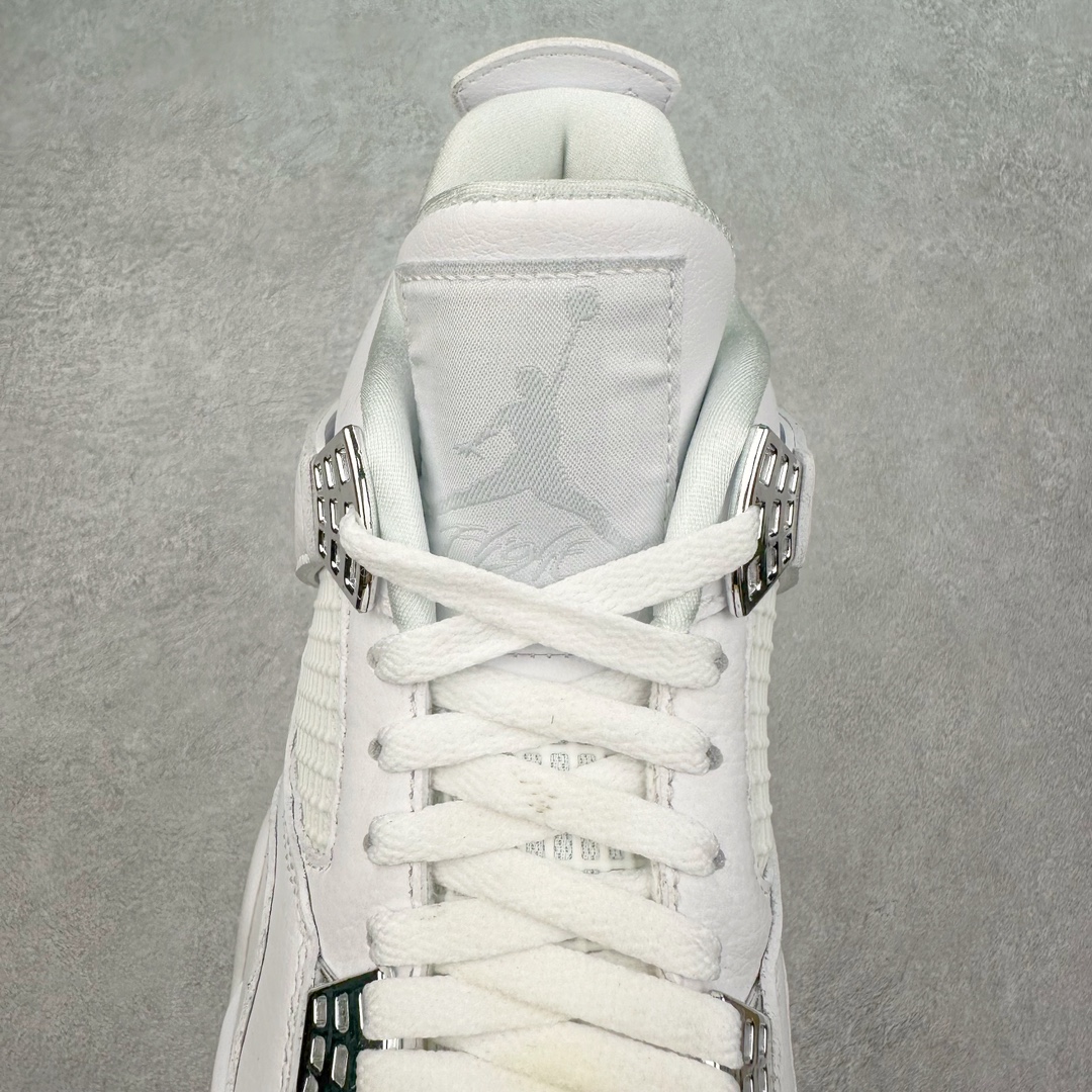 图片[5]-＃K版纯原 Air Jordan AJ4 Retro 纯白/白猫 308497-100 全新升级改良 原鞋原楦原纸板同源开发 完美呈现乔4的版型 内侧正确双色网格 还原细节 原厂皮料 正确气垫颜色 正确网格工艺 正确拉帮工艺 全鞋原装材料制作 原档案原模具打造 支持全方位与正品对比 尺码：40 40.5 41 42 42.5 43 44 44.5 45 46 47.5-选品中心