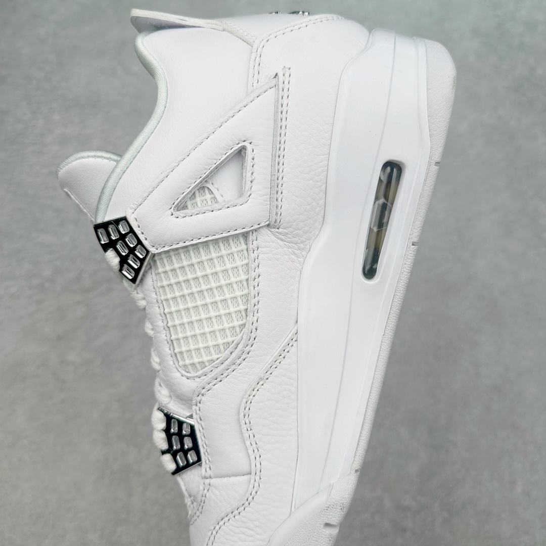 图片[7]-＃K版纯原 Air Jordan AJ4 Retro 纯白/白猫 308497-100 全新升级改良 原鞋原楦原纸板同源开发 完美呈现乔4的版型 内侧正确双色网格 还原细节 原厂皮料 正确气垫颜色 正确网格工艺 正确拉帮工艺 全鞋原装材料制作 原档案原模具打造 支持全方位与正品对比 尺码：40 40.5 41 42 42.5 43 44 44.5 45 46 47.5-选品中心