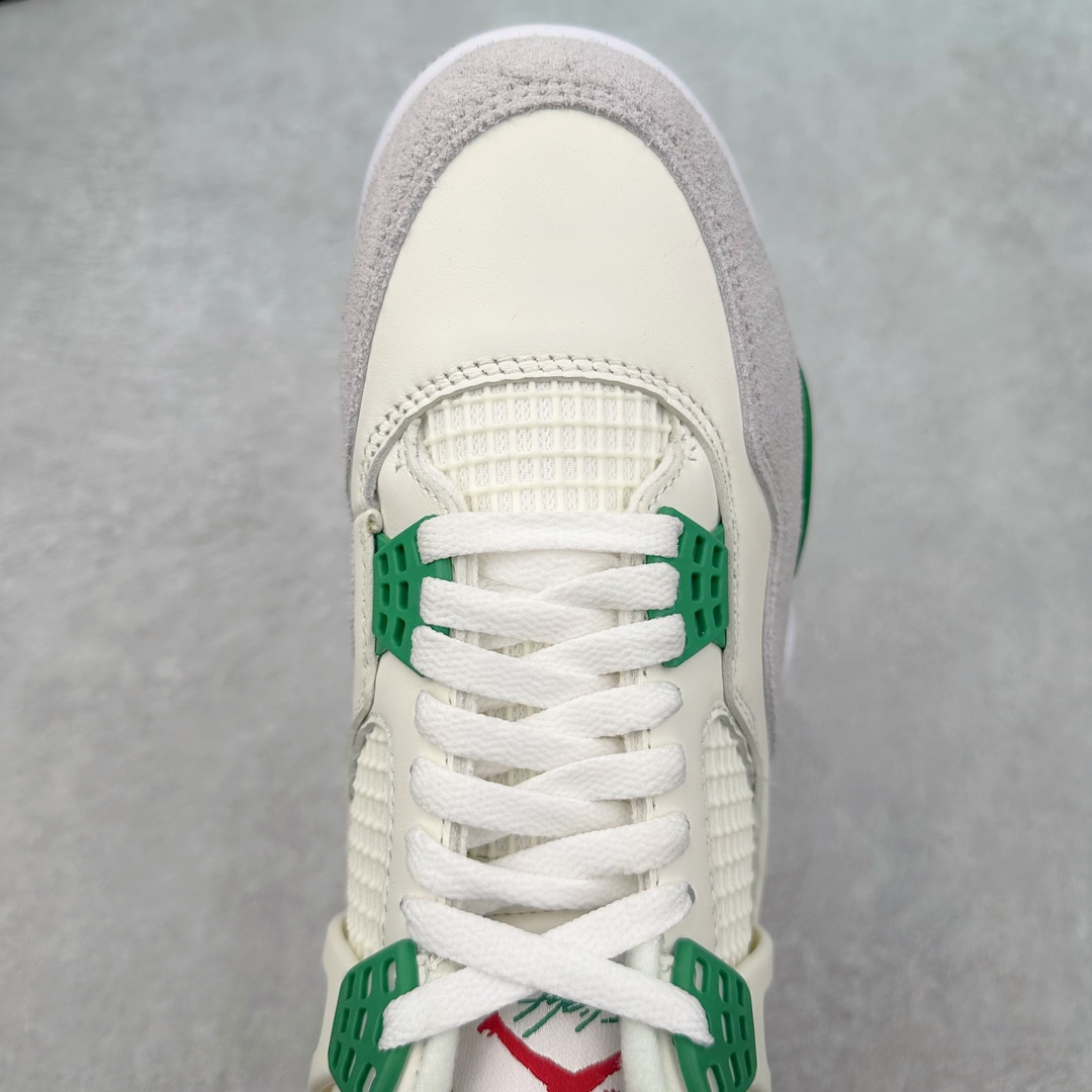 图片[4]-＃K版纯原 NK SB x Air Jordan AJ4 联名绿松石 白绿 DR5415-103 全新升级改良 原鞋原楦原纸板同源开发 完美呈现乔4的版型 内侧正确双色网格 还原细节 原厂皮料 正确气垫颜色 正确网格工艺 正确拉帮工艺 全鞋原装材料制作 原档案原模具打造 支持全方位与正品对比 尺码：40 40.5 41 42 42.5 43 44 44.5 45 46 47.5-选品中心