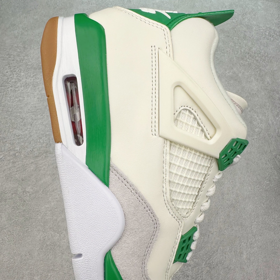 图片[6]-＃K版纯原 NK SB x Air Jordan AJ4 联名绿松石 白绿 DR5415-103 全新升级改良 原鞋原楦原纸板同源开发 完美呈现乔4的版型 内侧正确双色网格 还原细节 原厂皮料 正确气垫颜色 正确网格工艺 正确拉帮工艺 全鞋原装材料制作 原档案原模具打造 支持全方位与正品对比 尺码：40 40.5 41 42 42.5 43 44 44.5 45 46 47.5-选品中心