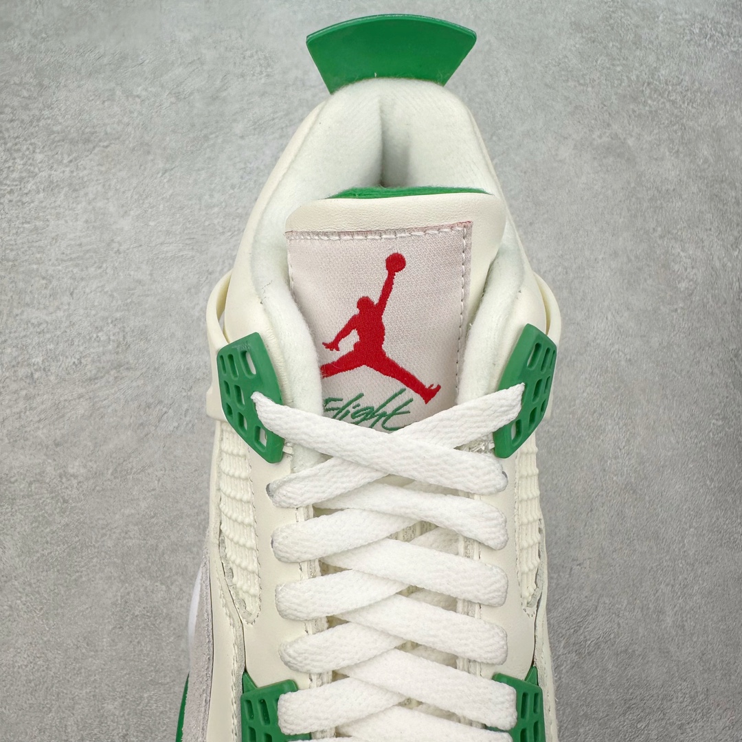 图片[5]-＃K版纯原 NK SB x Air Jordan AJ4 联名绿松石 白绿 DR5415-103 全新升级改良 原鞋原楦原纸板同源开发 完美呈现乔4的版型 内侧正确双色网格 还原细节 原厂皮料 正确气垫颜色 正确网格工艺 正确拉帮工艺 全鞋原装材料制作 原档案原模具打造 支持全方位与正品对比 尺码：40 40.5 41 42 42.5 43 44 44.5 45 46 47.5-选品中心