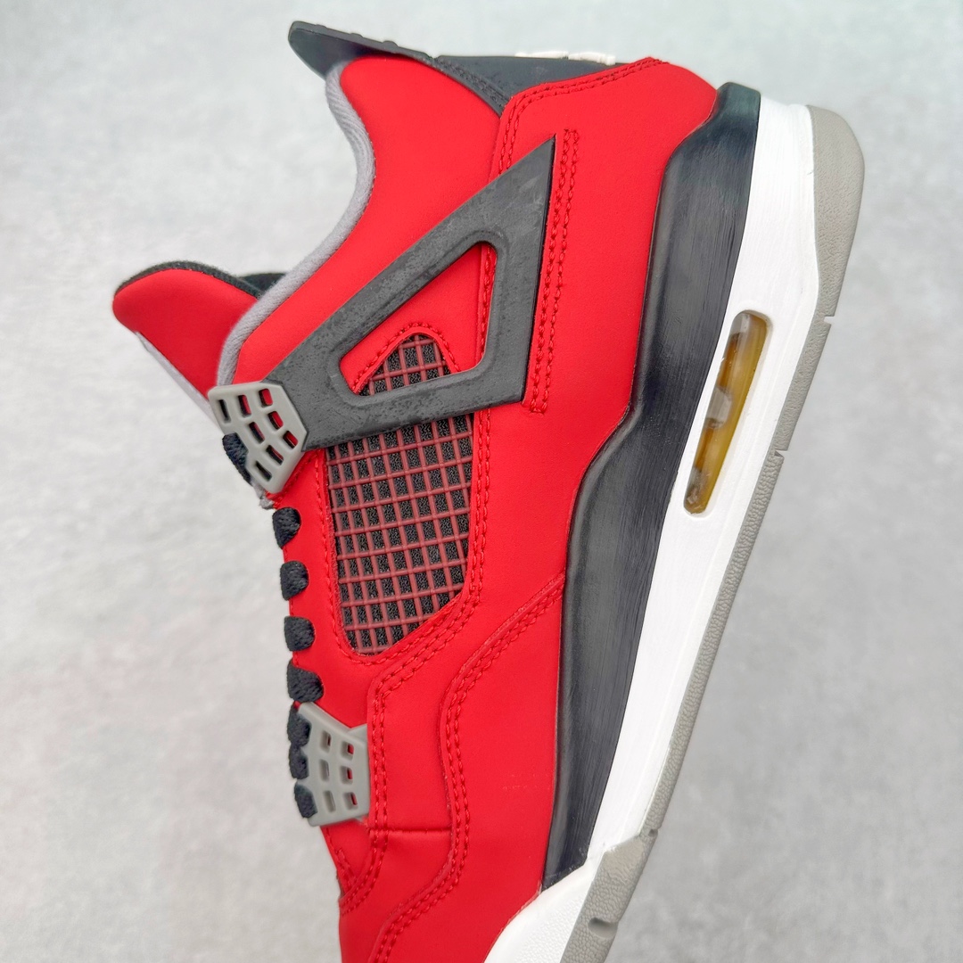 图片[7]-＃K版纯原 Air Jordan AJ4 Retro 愤怒公牛红色 308497-603 全新升级改良 原鞋原楦原纸板同源开发 完美呈现乔4的版型 内侧正确双色网格 还原细节 原厂皮料 正确气垫颜色 正确网格工艺 正确拉帮工艺 全鞋原装材料制作 原档案原模具打造 支持全方位与正品对比 尺码：40 40.5 41 42 42.5 43 44 44.5 45 46 47.5-选品中心