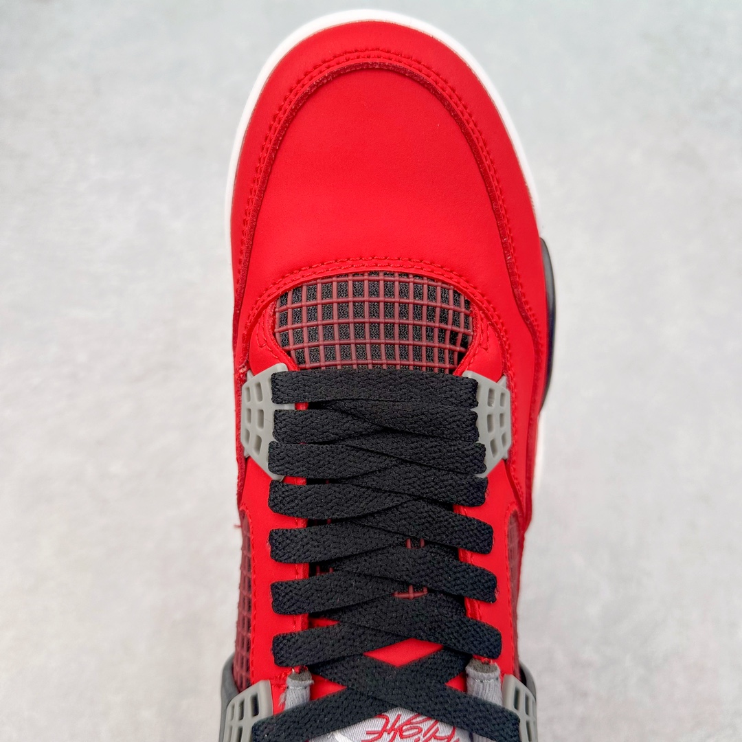 图片[4]-＃K版纯原 Air Jordan AJ4 Retro 愤怒公牛红色 308497-603 全新升级改良 原鞋原楦原纸板同源开发 完美呈现乔4的版型 内侧正确双色网格 还原细节 原厂皮料 正确气垫颜色 正确网格工艺 正确拉帮工艺 全鞋原装材料制作 原档案原模具打造 支持全方位与正品对比 尺码：40 40.5 41 42 42.5 43 44 44.5 45 46 47.5-选品中心