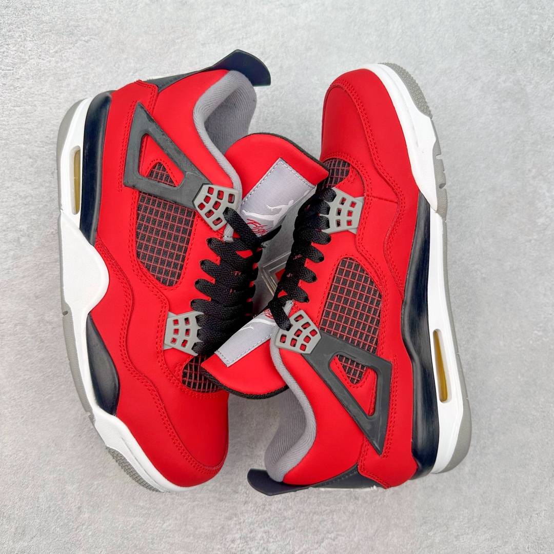 图片[3]-＃K版纯原 Air Jordan AJ4 Retro 愤怒公牛红色 308497-603 全新升级改良 原鞋原楦原纸板同源开发 完美呈现乔4的版型 内侧正确双色网格 还原细节 原厂皮料 正确气垫颜色 正确网格工艺 正确拉帮工艺 全鞋原装材料制作 原档案原模具打造 支持全方位与正品对比 尺码：40 40.5 41 42 42.5 43 44 44.5 45 46 47.5-选品中心
