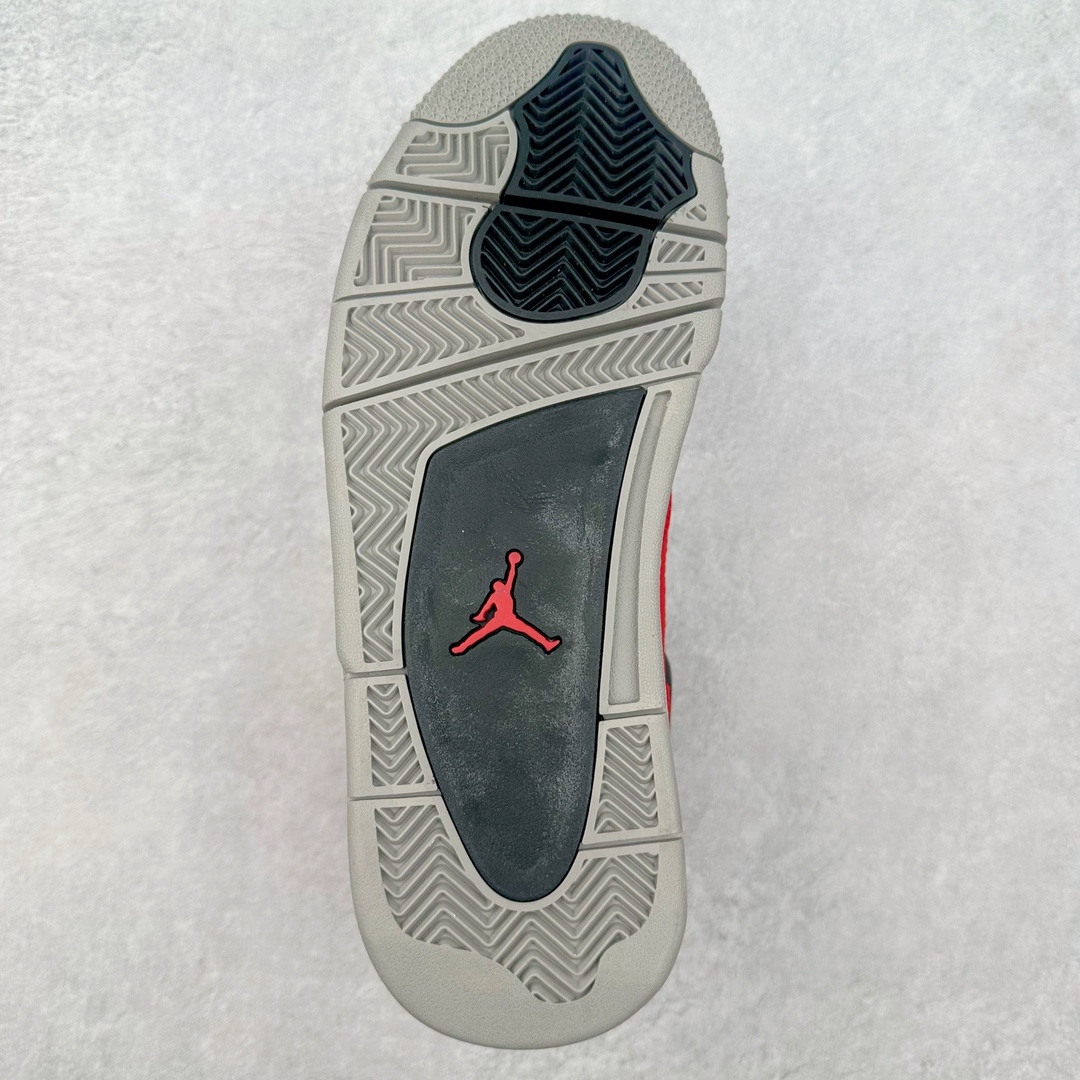 图片[9]-＃K版纯原 Air Jordan AJ4 Retro 愤怒公牛红色 308497-603 全新升级改良 原鞋原楦原纸板同源开发 完美呈现乔4的版型 内侧正确双色网格 还原细节 原厂皮料 正确气垫颜色 正确网格工艺 正确拉帮工艺 全鞋原装材料制作 原档案原模具打造 支持全方位与正品对比 尺码：40 40.5 41 42 42.5 43 44 44.5 45 46 47.5-选品中心