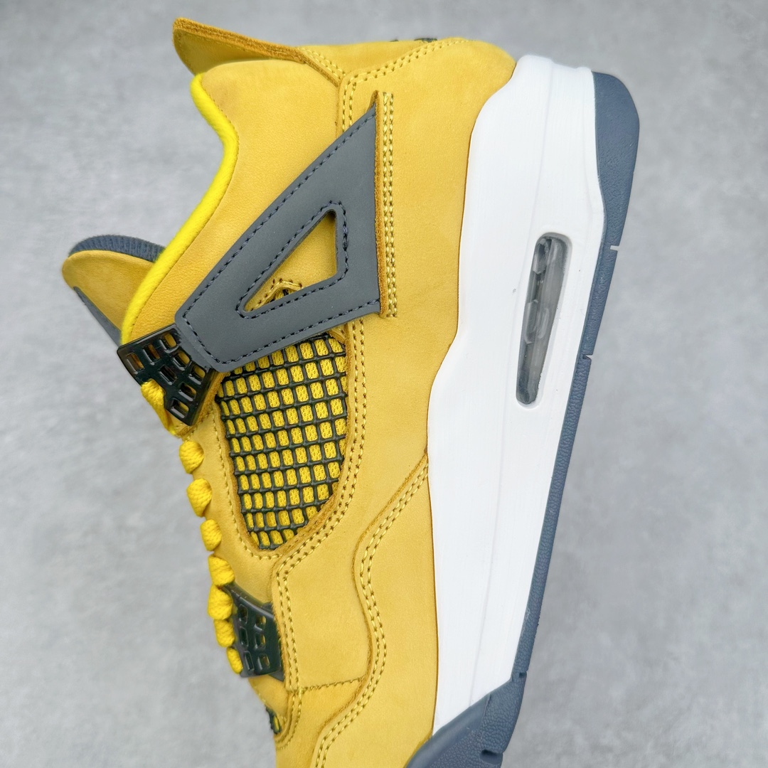 图片[7]-＃K版纯原 Air Jordan AJ4 Retro 黑黄电母 货号：CT8527-700 全新升级改良 原鞋原楦原纸板同源开发 完美呈现乔4的版型 内侧正确双色网格 还原细节 原厂皮料 正确气垫颜色 正确网格工艺 正确拉帮工艺 全鞋原装材料制作 原档案原模具打造 支持全方位与正品对比 尺码：40 40.5 41 42 42.5 43 44 44.5 45 46 47.5-选品中心