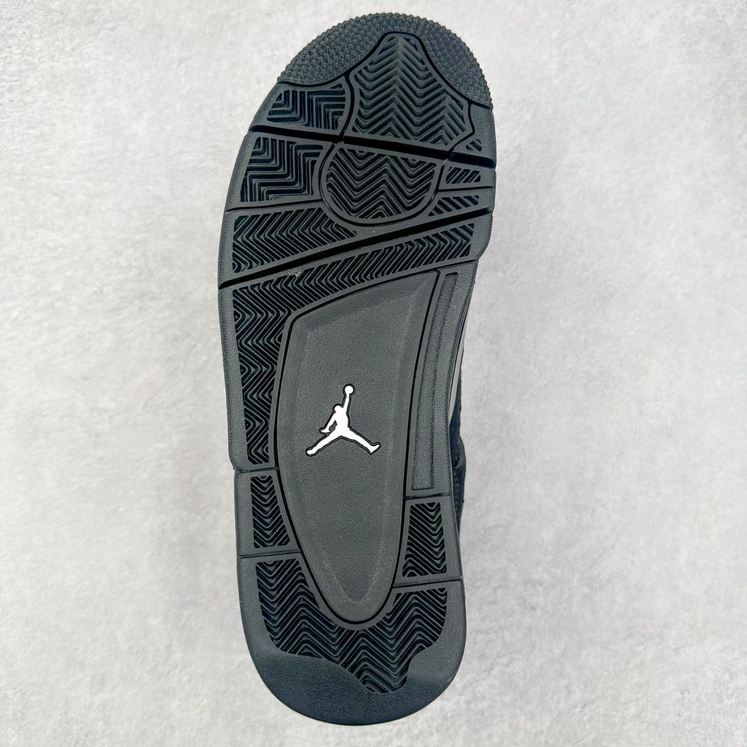 图片[9]-＃K版纯原 Air Jordan AJ4 Retro 黑猫 CU1110-010 全新升级改良 原鞋原楦原纸板同源开发 完美呈现乔4的版型 内侧正确双色网格 还原细节 原厂皮料 正确气垫颜色 正确网格工艺 正确拉帮工艺 全鞋原装材料制作 原档案原模具打造 支持全方位与正品对比 尺码：36 36.5 37.5 38 38.5 39 40 40.5 41 42 42.5 43 44 44.5 45 46 47.5-选品中心