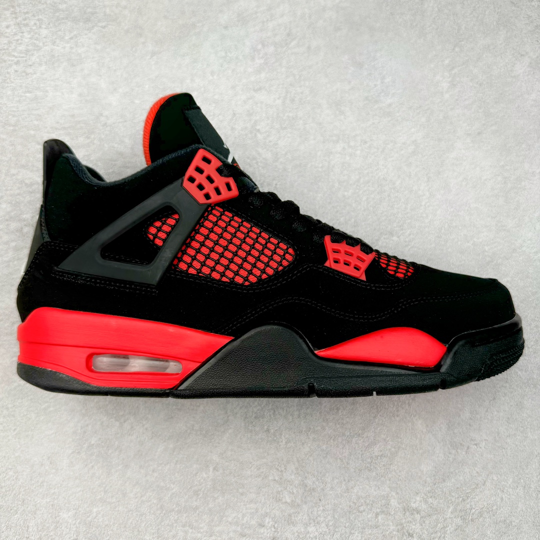 ＃K版纯原 Air Jordan AJ4 Retro \\\”Red Thunder\\\” 黑红雷电 CT8527-016 全新升级改良 原鞋原楦原纸板同源开发 完美呈现乔4的版型 内侧正确双色网格 还原细节 原厂皮料 正确气垫颜色 正确网格工艺 正确拉帮工艺 全鞋原装材料制作 原档案原模具打造 支持全方位与正品对比 尺码：40 40.5 41 42 42.5 43 44 44.5 45 46 47.5-选品中心