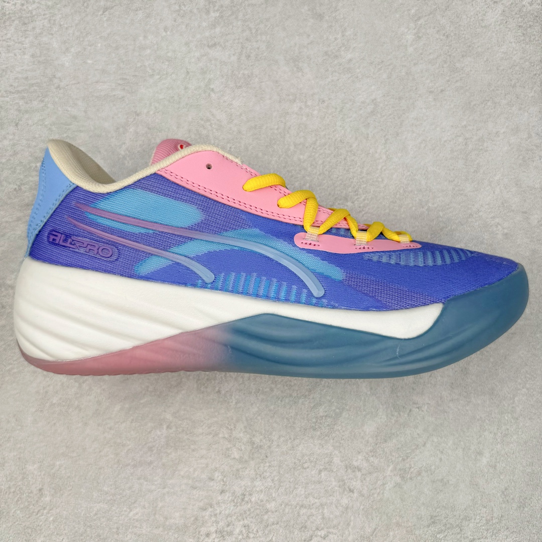 PUMA All-Pro Nitro Unexpected 彪马减震防滑耐磨透气低帮篮球鞋 鸳鸯蓝粉 尺码：40 40.5 41 42 42.5 43 44 44.5 45 46-选品中心