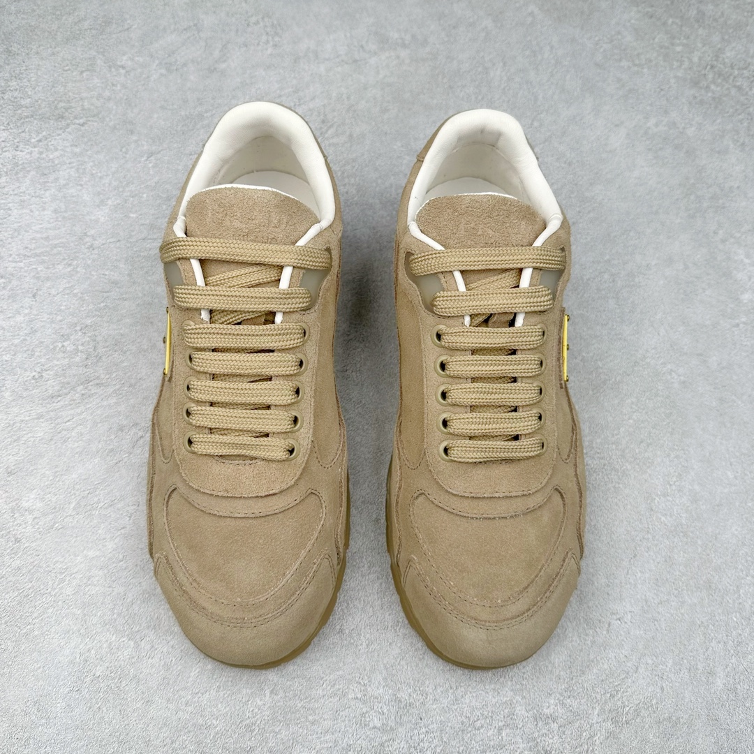 图片[2]-PRADA 普拉达2024ss 秋冬新款德训鞋 休闲鞋官网1.1复制 这款牛筋底上脚非常舒适，今年非常火爆 面料：鞋面进口麂皮 羊皮内里/原版tpu橡胶大底 尺码：35 36 37 38 39 40 41 42 43 44 45-选品中心