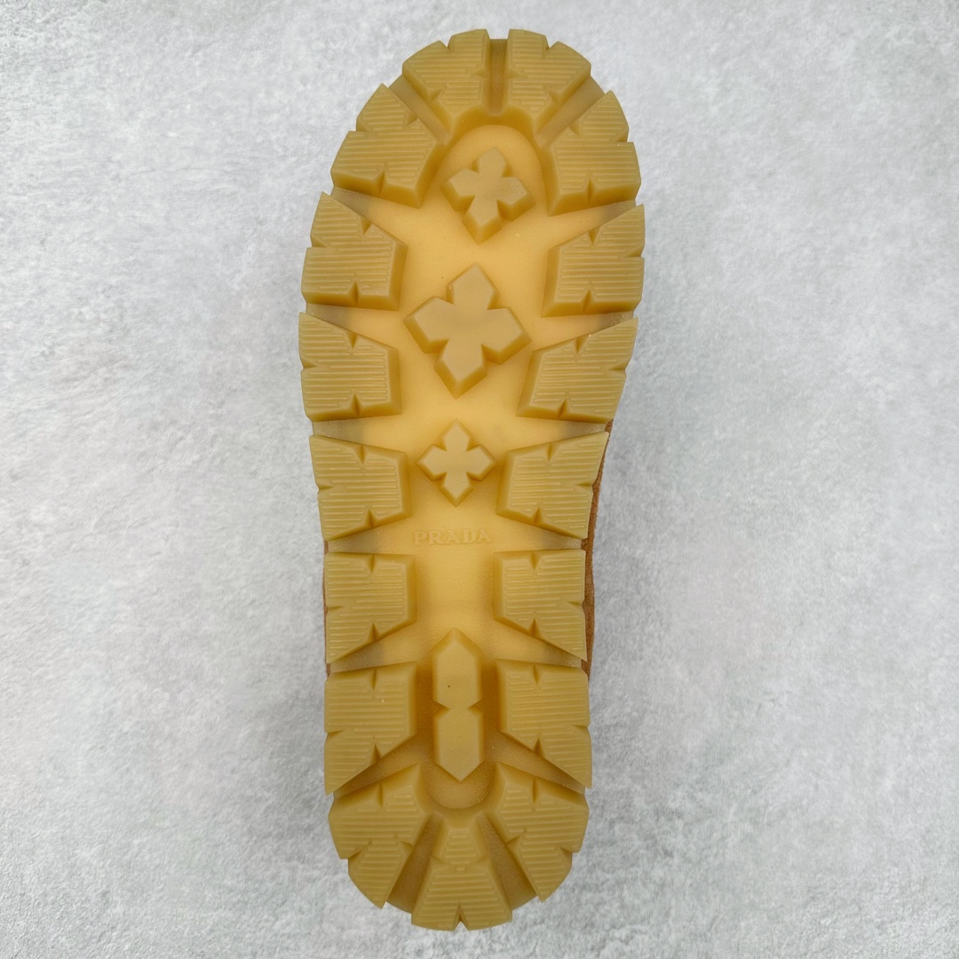 图片[9]-PRADA 普拉达2024ss 秋冬新款德训鞋 休闲鞋官网1.1复制 这款牛筋底上脚非常舒适，今年非常火爆 面料：鞋面进口麂皮 羊皮内里/原版tpu橡胶大底 尺码：35 36 37 38 39 40 41 42 43 44 45-选品中心