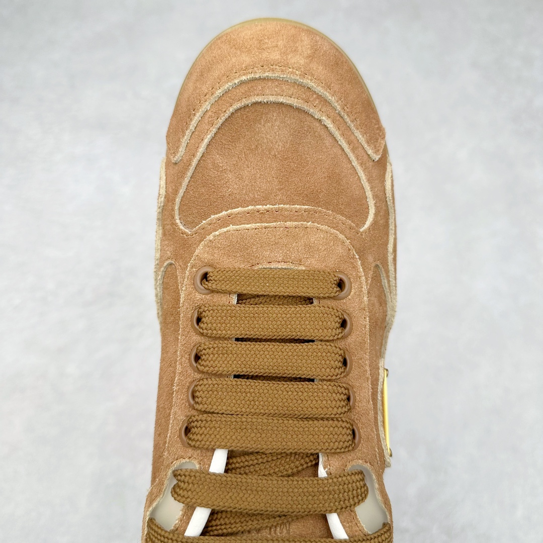 图片[4]-PRADA 普拉达2024ss 秋冬新款德训鞋 休闲鞋官网1.1复制 这款牛筋底上脚非常舒适，今年非常火爆 面料：鞋面进口麂皮 羊皮内里/原版tpu橡胶大底 尺码：35 36 37 38 39 40 41 42 43 44 45-选品中心