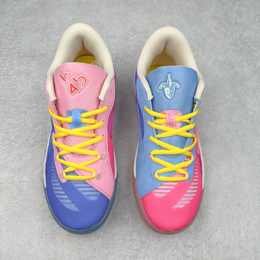 图片[2]-PUMA All-Pro Nitro Unexpected 彪马减震防滑耐磨透气低帮篮球鞋 鸳鸯蓝粉 尺码：40 40.5 41 42 42.5 43 44 44.5 45 46-选品中心