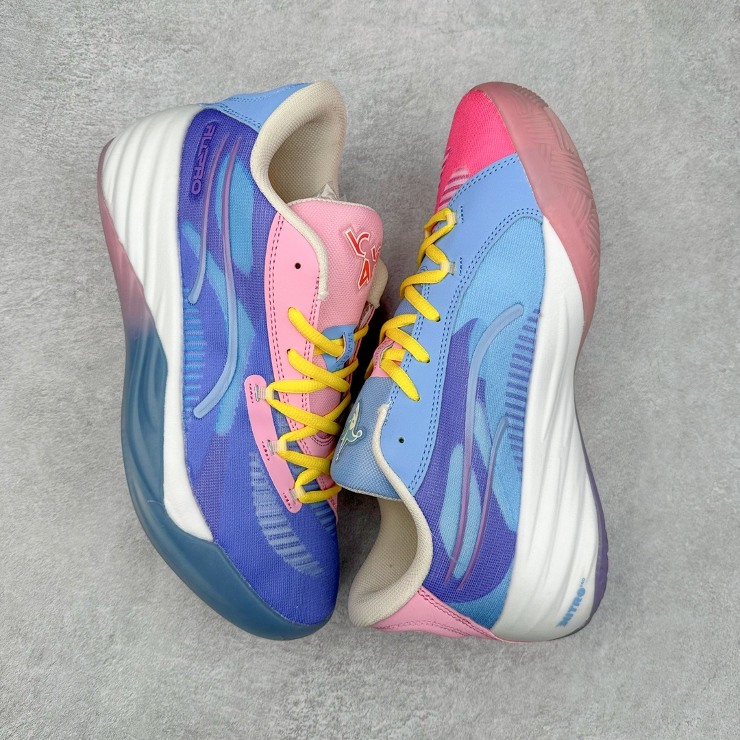 图片[3]-PUMA All-Pro Nitro Unexpected 彪马减震防滑耐磨透气低帮篮球鞋 鸳鸯蓝粉 尺码：40 40.5 41 42 42.5 43 44 44.5 45 46-选品中心