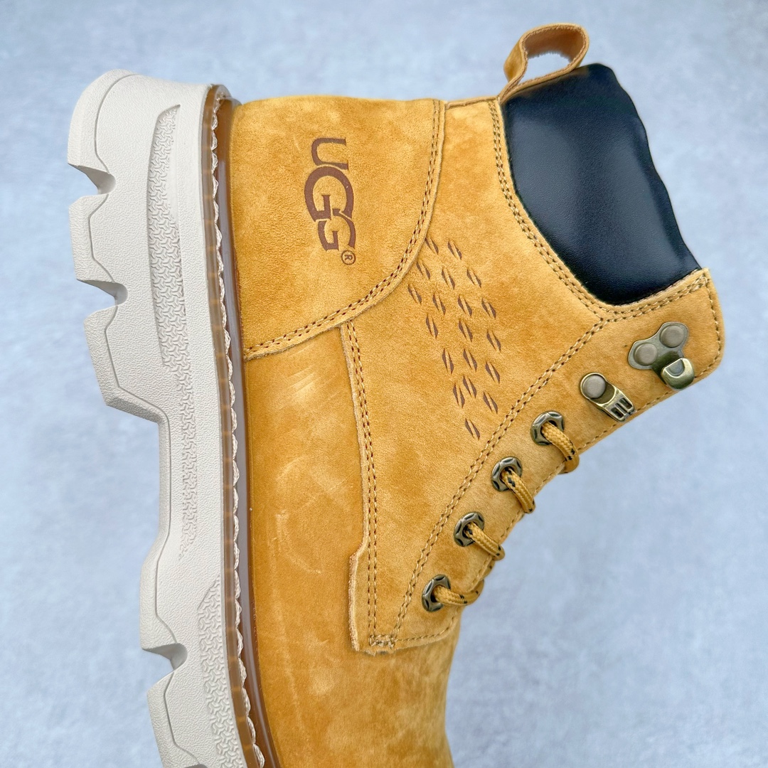 图片[6]-UGG 2024秋冬新品男士中帮休闲马丁靴系列 #广东大厂品质 24ss秋冬新款 时尚潮流搭配 面料釆用意大利进口磨砂牛皮 全鞋真牛皮材料 大底到五金都是代工厂原材料制作 好货不杀猪 首单质量严格把控 全套官网统一包装 今年冬季防寒户外专用产品 日常随意搭配 型男必备‼️美国轻奢品牌【UGG】Tasman Weather Hybrid 塔斯曼混合系列中帮轻量休闲马丁靴“ 尺码：39-44（比运动鞋大一码）-选品中心