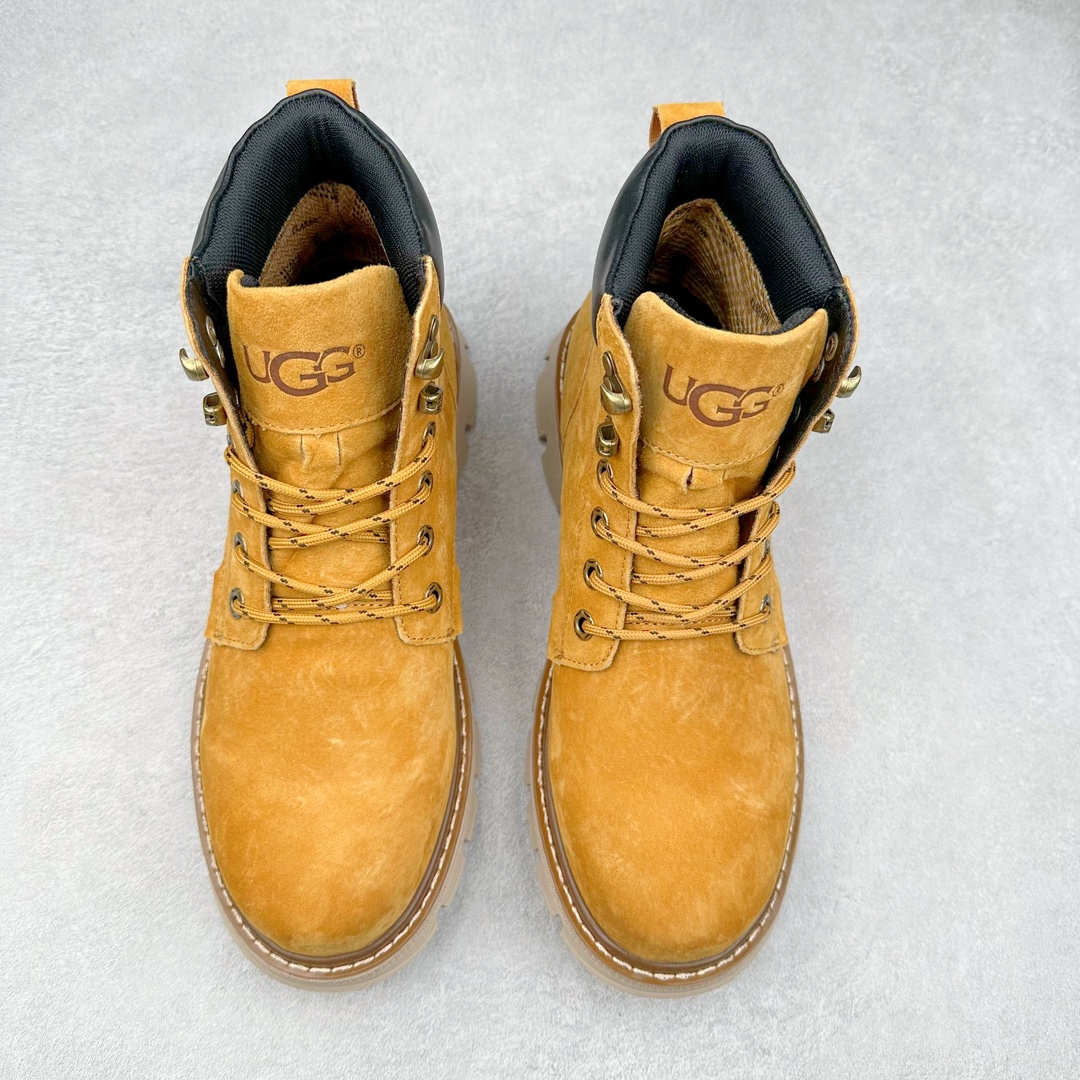 图片[2]-UGG 2024秋冬新品男士中帮休闲马丁靴系列 #广东大厂品质 24ss秋冬新款 时尚潮流搭配 面料釆用意大利进口磨砂牛皮 全鞋真牛皮材料 大底到五金都是代工厂原材料制作 好货不杀猪 首单质量严格把控 全套官网统一包装 今年冬季防寒户外专用产品 日常随意搭配 型男必备‼️美国轻奢品牌【UGG】Tasman Weather Hybrid 塔斯曼混合系列中帮轻量休闲马丁靴“ 尺码：39-44（比运动鞋大一码）-选品中心