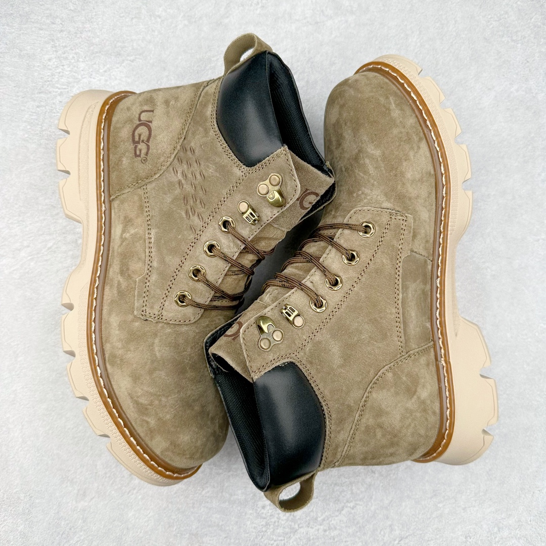 图片[3]-UGG 2024秋冬新品男士中帮休闲马丁靴系列 #广东大厂品质 24ss秋冬新款 时尚潮流搭配 面料釆用意大利进口磨砂牛皮 全鞋真牛皮材料 大底到五金都是代工厂原材料制作 好货不杀猪 首单质量严格把控 全套官网统一包装 今年冬季防寒户外专用产品 日常随意搭配 型男必备‼️美国轻奢品牌【UGG】Tasman Weather Hybrid 塔斯曼混合系列中帮轻量休闲马丁靴“ 尺码：39-44（比运动鞋大一码）-选品中心