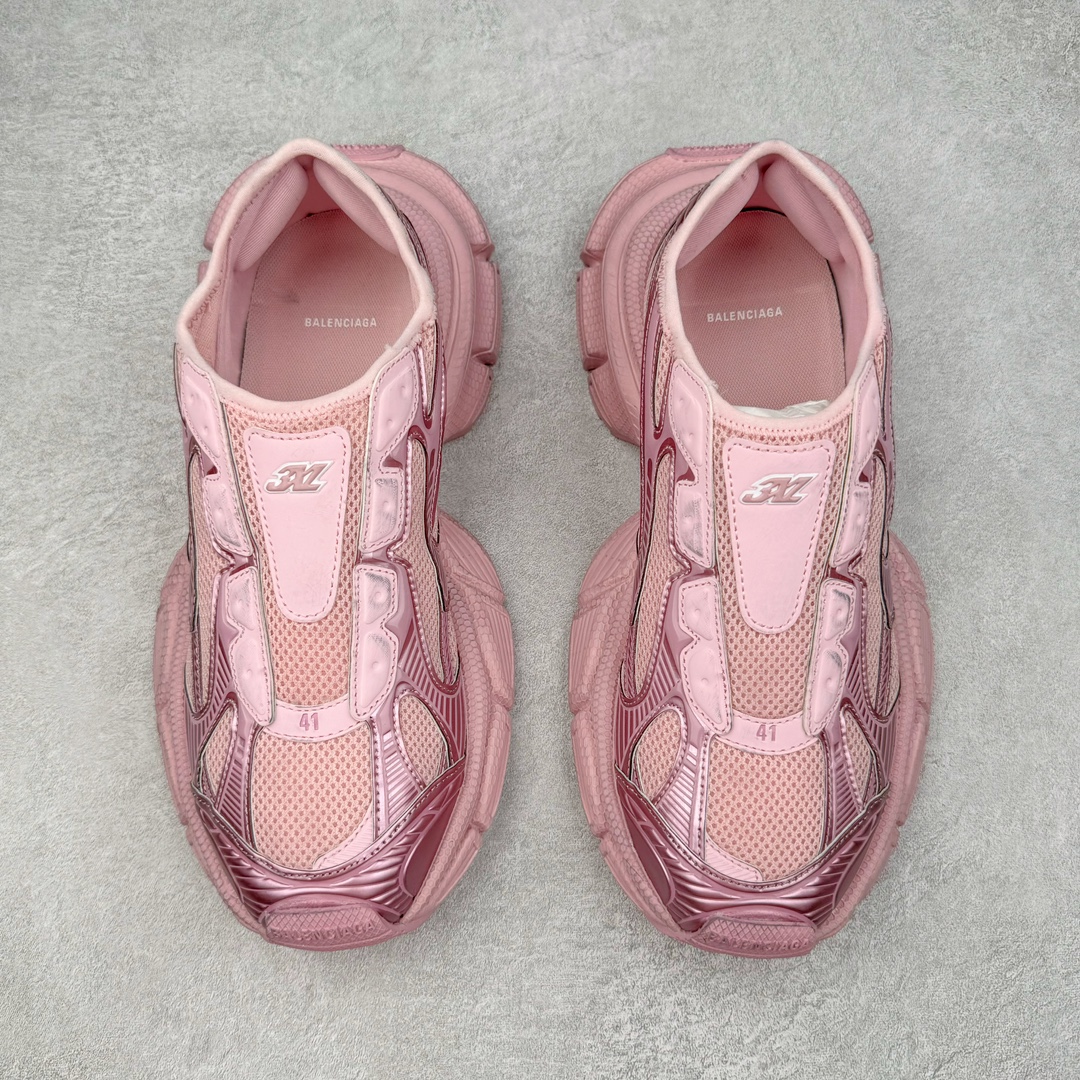 图片[2]-＃VG零售版 BALENCIAGA 3XL Sneakers 巴黎世家十代网布系带一脚蹬低帮走秀复古老爹鞋 全套原纸板楦头开发 最原汁原味的灵魂版型 全鞋荧光划线卡点 胶水把控整洁度追求极致完美 每一双都是工艺品 多重QC质检 超越公司货的品控标准 实实在在的免检产品 原盒原配 正确字体电绣 粗细、位置、大小正确 侧边TPU 透气孔匹配意产原版 正确分离大底 TPU软底 原版一致大底LOGO 立体感十足 原厂皮料水洗做旧 采购原厂网纱 不含皮革 网布材料和聚氨酯 磨损效果 鞋头边缘和后帮 Balenciaga 徽标 鞋面和后跟凸印尺码 鞋舌 3XL 橡胶品牌标识和反光细节 鞋帮拉袢和鞋舌拉祥 配反光细节 备用鞋带在鞋履前侧 可在穿着前取下 便于不同造型搭配 正常尺码 尺码：35 36 37 38 39 40 41 42 43 44 45 46-选品中心