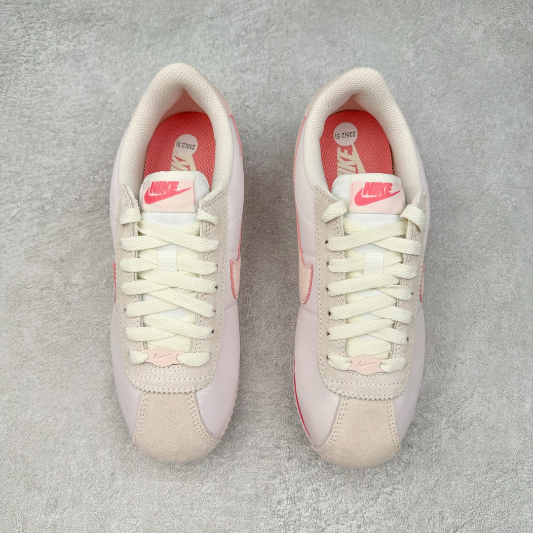 图片[2]-＃JC纯原 NK Classic Cortez Leather 阿甘复古初代皮革慢跑鞋 HF6410-666 实体平台指令订单 全套原纸板楦头开发 原厂数据大底磨具 一比一鞋头弧度高度鞋身弧度 细节品控鞋型随意对比 正确烫金高频细节 公司级标准检验QC 区分市面一切版本 完美复刻阿甘复古鞋型 尺码：35.5 36 36.5 37.5 38 38.5 39 40 40.5 41 42 42.5 43 44 45-选品中心