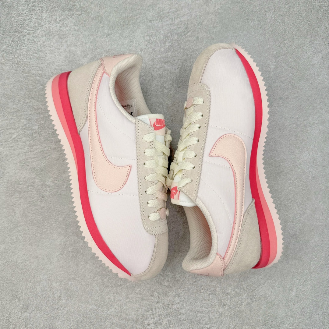 图片[3]-＃JC纯原 NK Classic Cortez Leather 阿甘复古初代皮革慢跑鞋 HF6410-666 实体平台指令订单 全套原纸板楦头开发 原厂数据大底磨具 一比一鞋头弧度高度鞋身弧度 细节品控鞋型随意对比 正确烫金高频细节 公司级标准检验QC 区分市面一切版本 完美复刻阿甘复古鞋型 尺码：35.5 36 36.5 37.5 38 38.5 39 40 40.5 41 42 42.5 43 44 45-选品中心