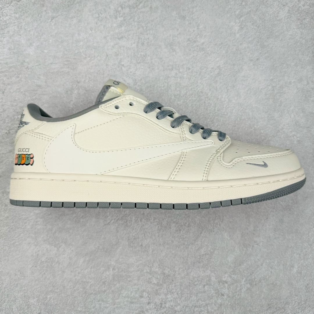 TS x Air Jordan AJ1 Low 倒钩低帮联名定制配色 DM6688-607 原厂内置气垫魔块 A模大底 头层小牛皮 鞋舌AJ原厂专用牛津布+AJ专用反口珍珠布+原厂无杂质高弹内里海棉+特殊封边弹力鞋带 尺码：36 36.5 37.5 38 38.5 39 40 40.5 41 42 42.5 43 44 44.5 45 46 47.5-选品中心