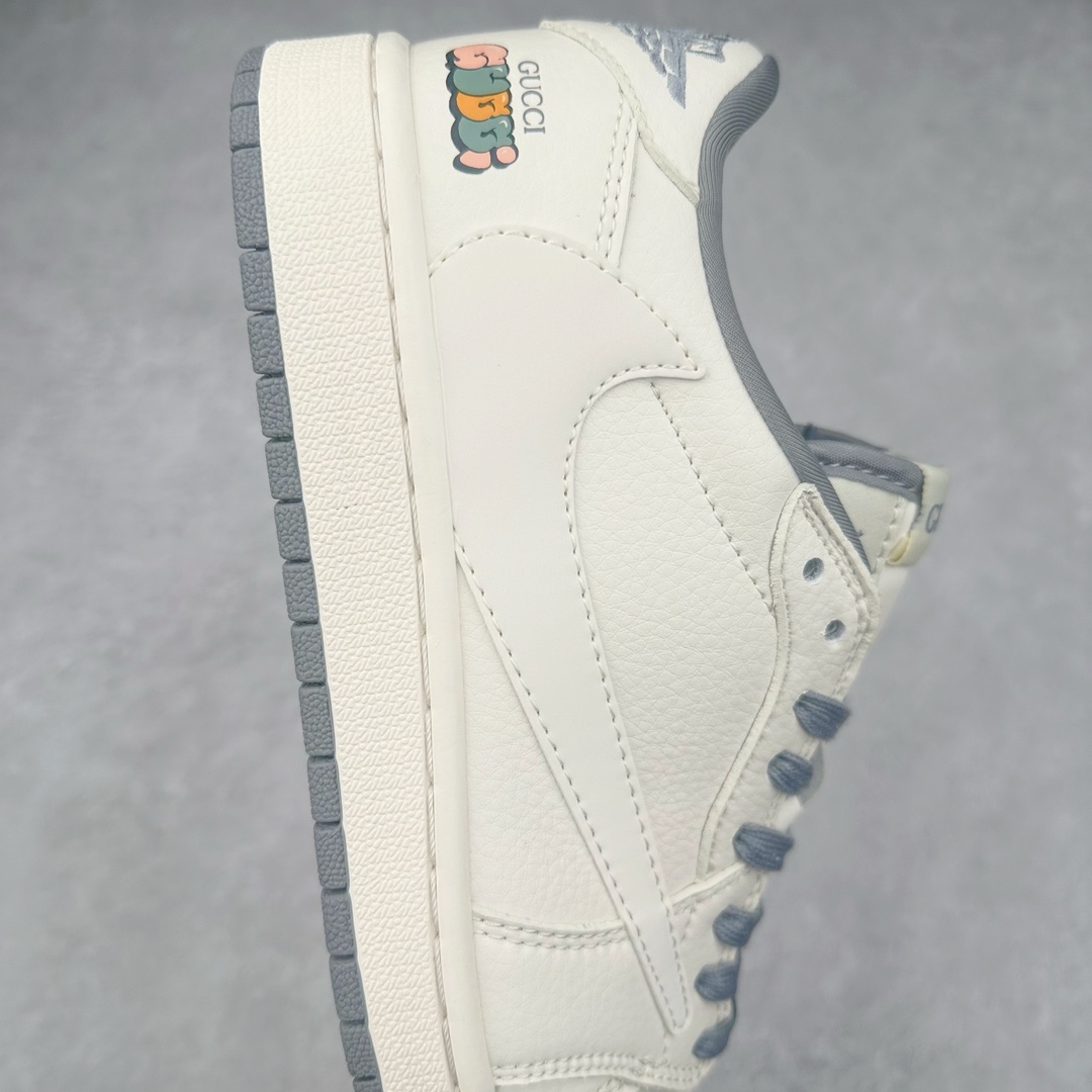 图片[6]-TS x Air Jordan AJ1 Low 倒钩低帮联名定制配色 DM6688-607 原厂内置气垫魔块 A模大底 头层小牛皮 鞋舌AJ原厂专用牛津布+AJ专用反口珍珠布+原厂无杂质高弹内里海棉+特殊封边弹力鞋带 尺码：36 36.5 37.5 38 38.5 39 40 40.5 41 42 42.5 43 44 44.5 45 46 47.5-选品中心