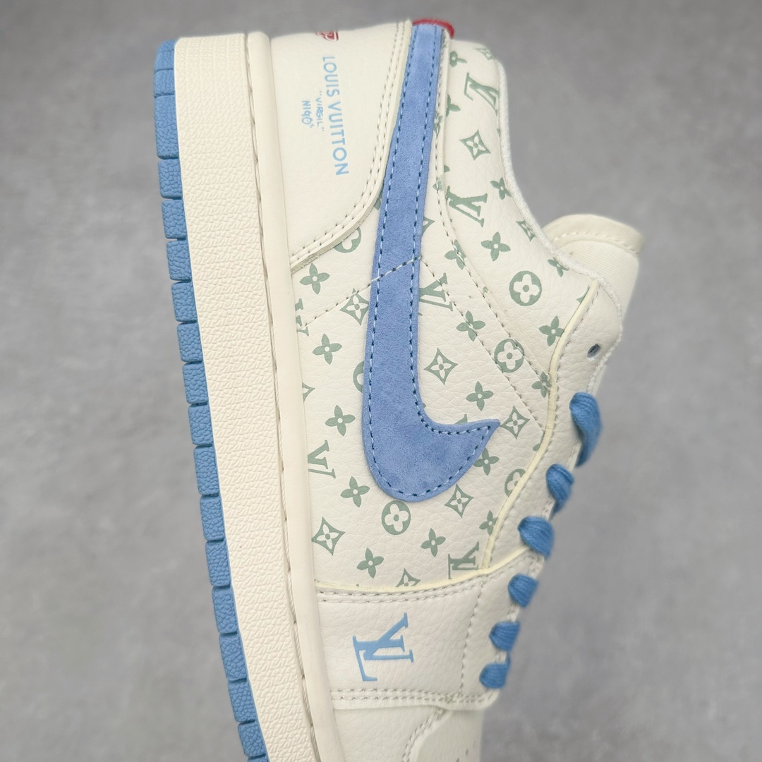 图片[6]-Air Jordan AJ1 Low 低帮系列定制配色 WG8850-008 原厂内置气垫魔块 A模大底 头层小牛皮 鞋舌AJ原厂专用牛津布+AJ专用反口珍珠布+原厂无杂质高弹内里海棉+特殊封边弹力鞋带 尺码：36 36.5 37.5 38 38.5 39 40 40.5 41 42 42.5 43 44 44.5 45 46-选品中心